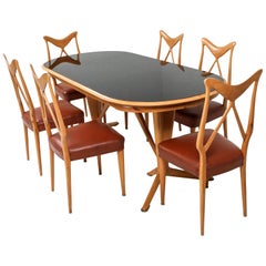 Gio Ponti Style Dining Room Set