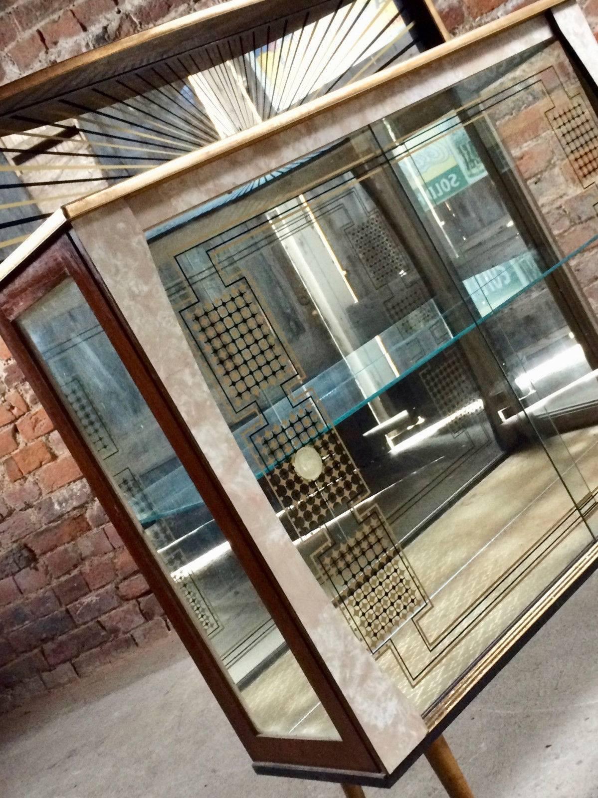 Gio Ponti Style Display Cabinet Drinks Cupboard Bar Italian, 1950s 4