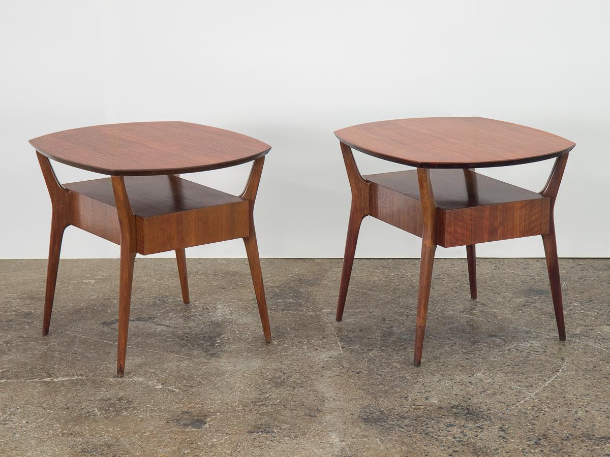 Lacquered Gio Ponti Style End Tables