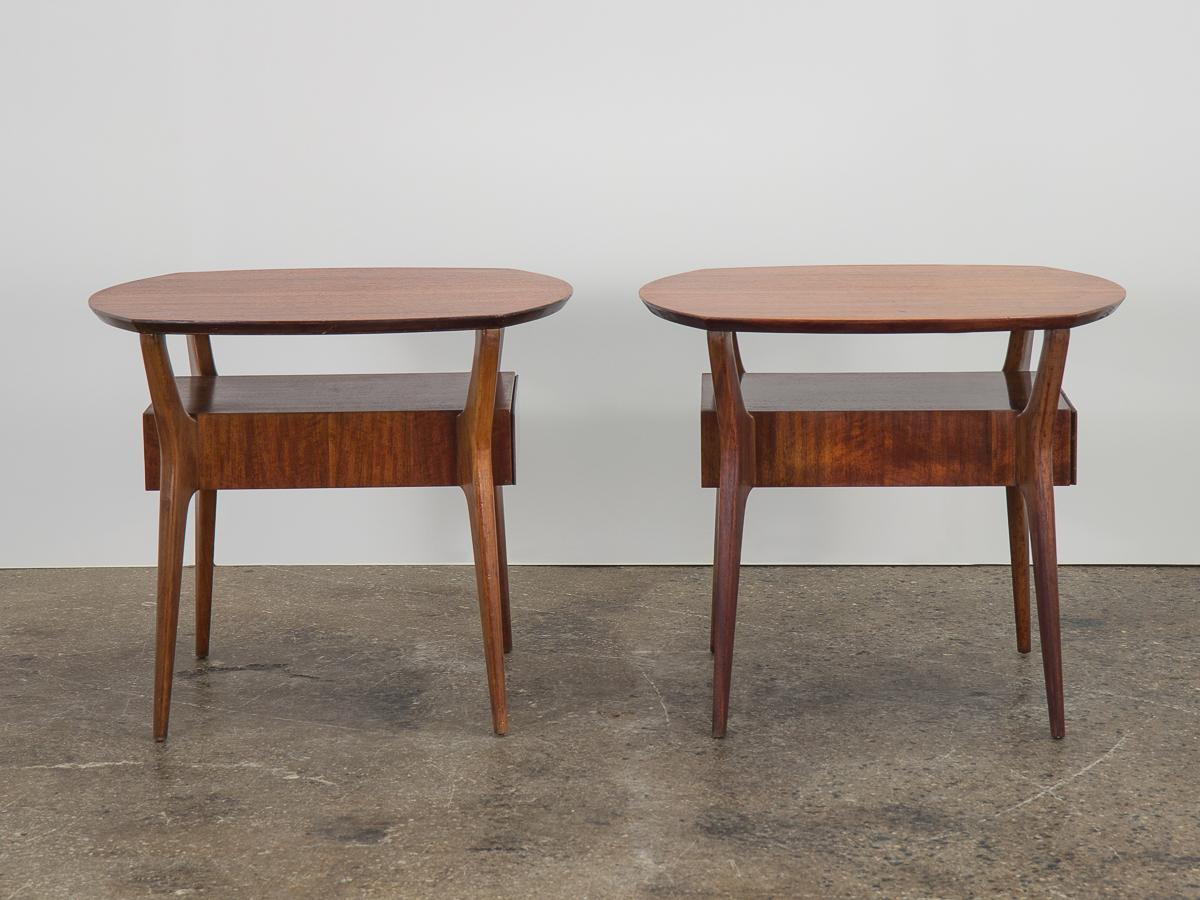 Mid-20th Century Gio Ponti Style End Tables