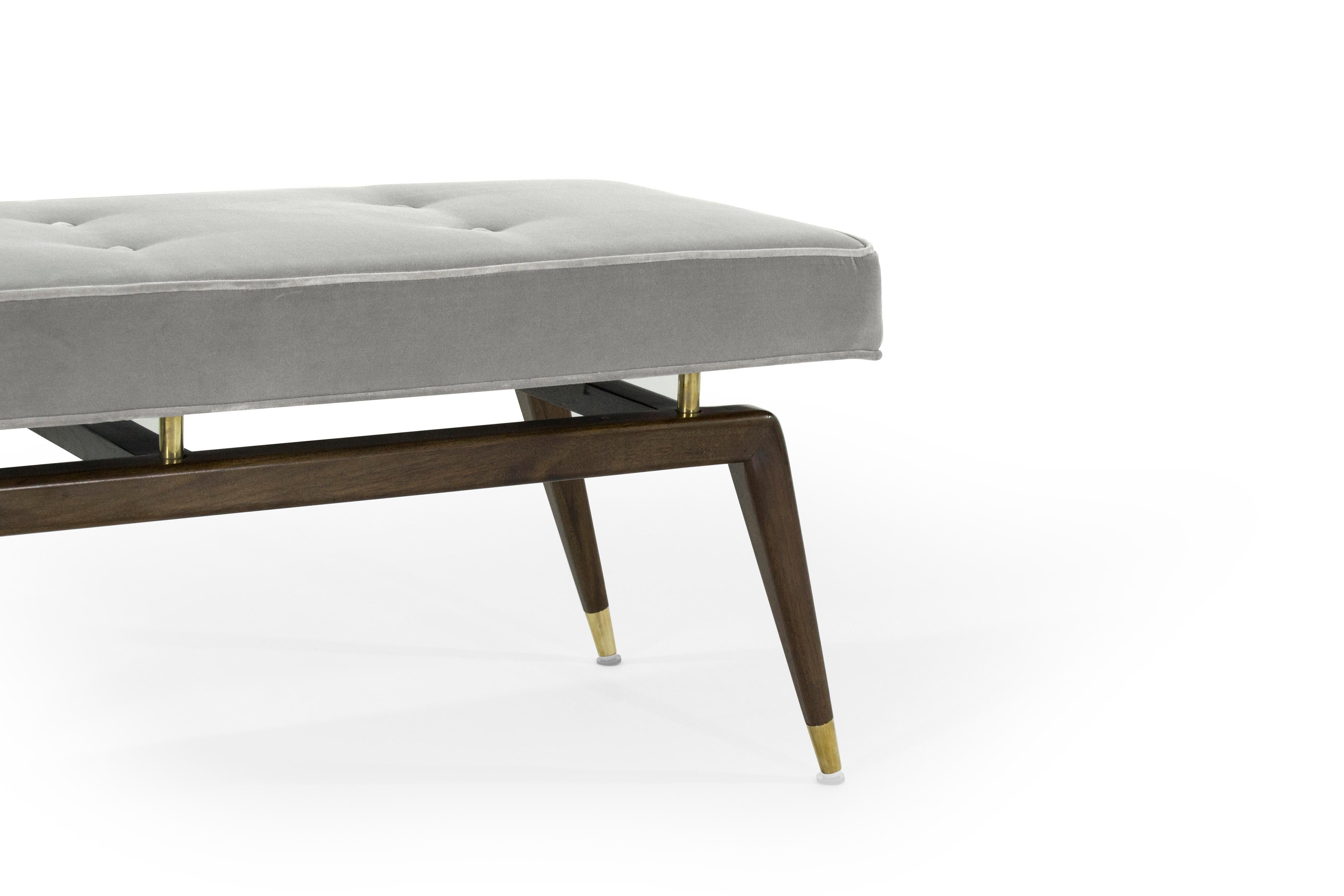 Brass Gio Ponti Style Floating Bench