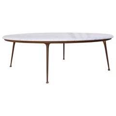Gio Ponti Style Italian Marble Coffee Table