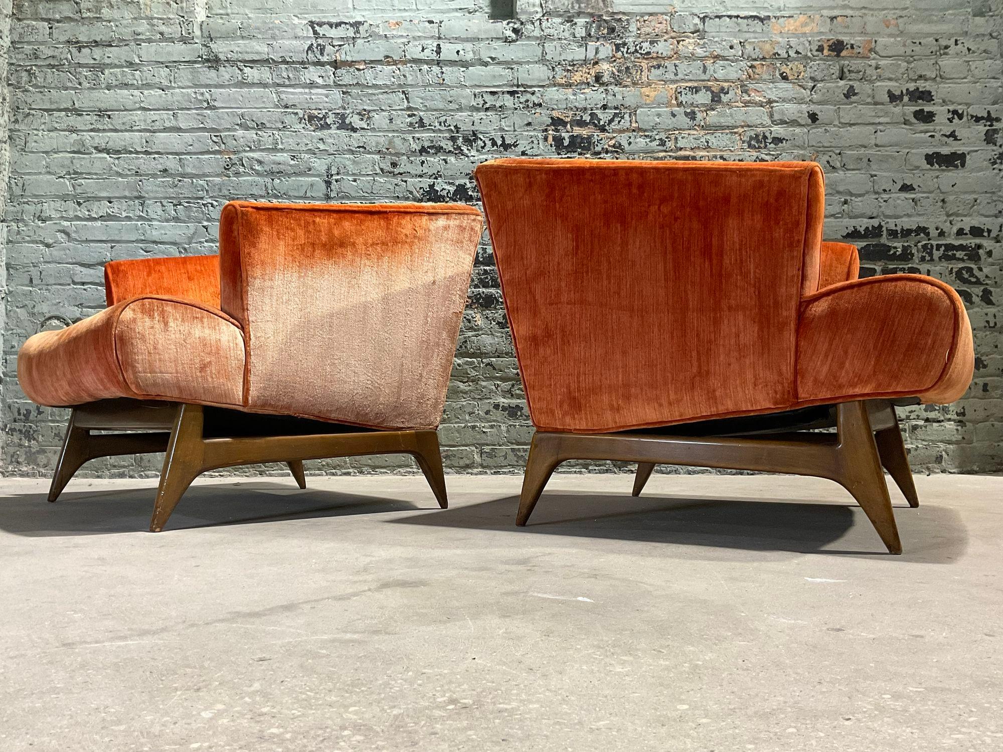 Gio Ponti Style Lounge Chairs, Italy 1960 1