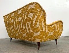 Gio Ponti Style Mid-Century Modern Italian Sofa