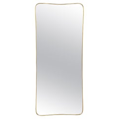 Gio Ponti Style Modernist Dressing Mirror, Italy, 1950's