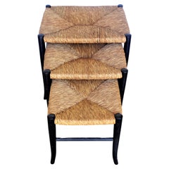 Gio Ponti Style Nesting Stools, Made in Italy 1960's