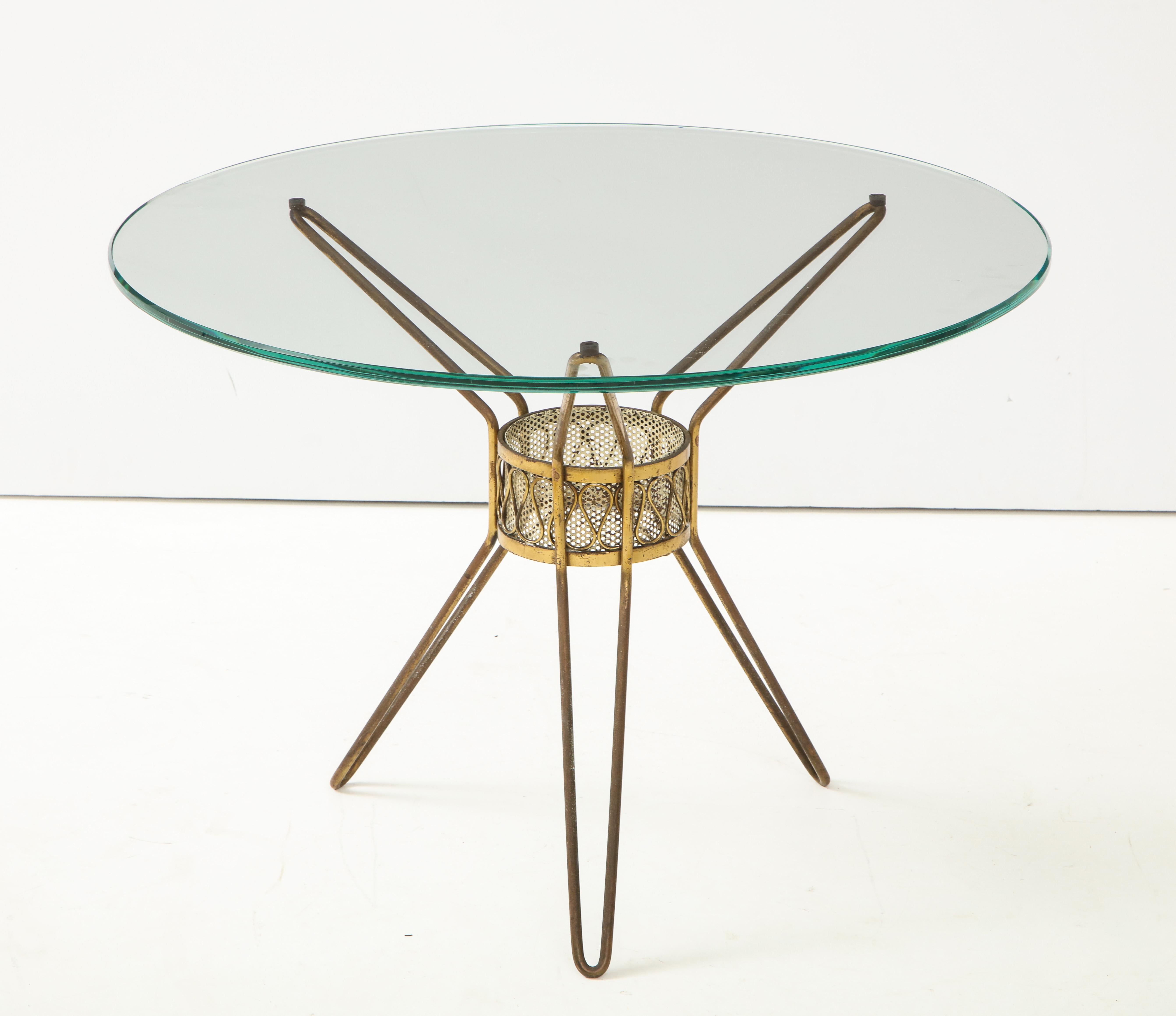 Mid-20th Century Gio Ponti Style Occasional Tripod Table, of the Period, Italy, circa 1950s