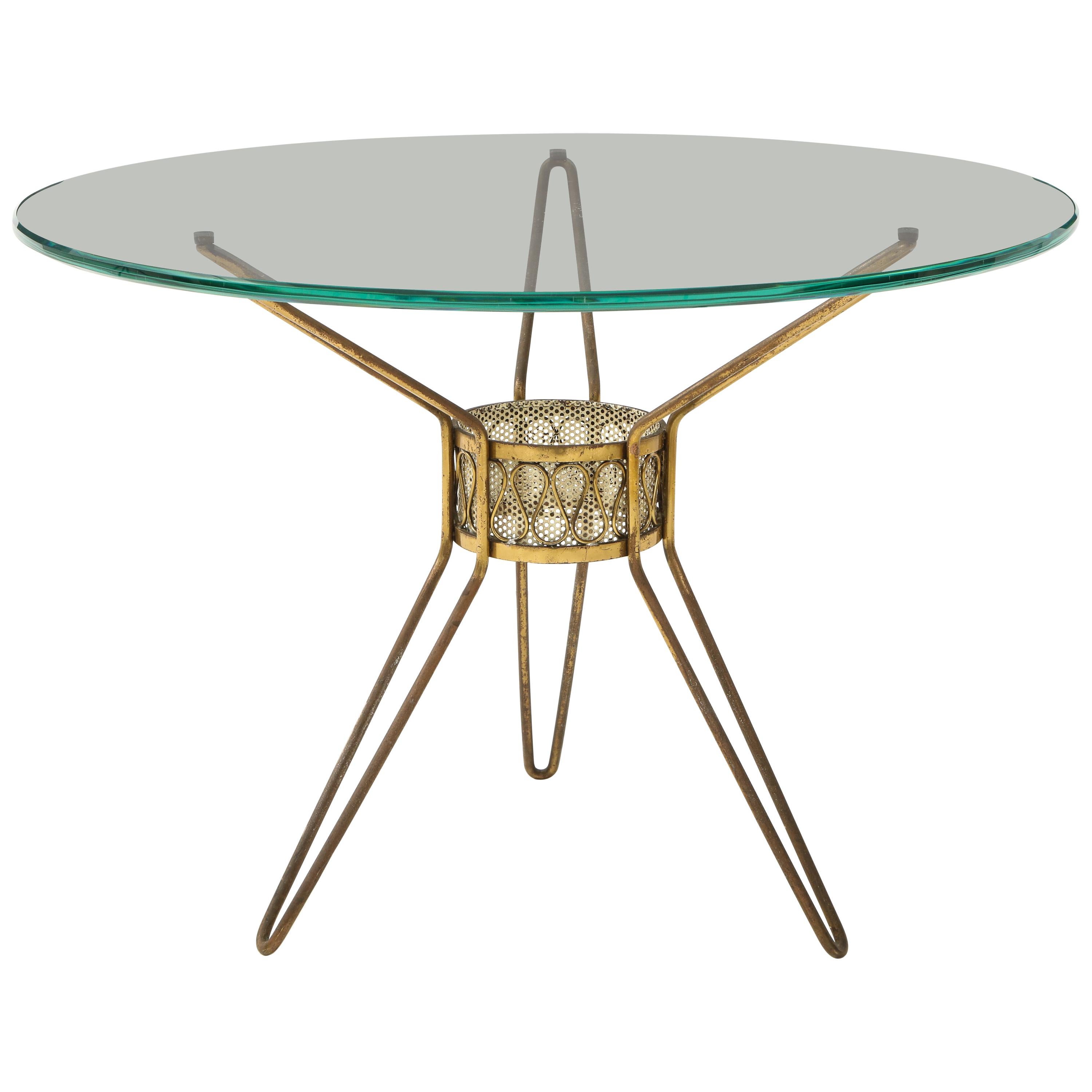 Gio Ponti Style Occasional Tripod Table, of the Period, Italy, circa 1950s