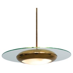 Gio Ponti Style “Padelle” Ceiling Light Fontana Arte, 1933