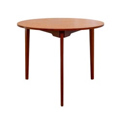 Gio Ponti Style Round Table Three Legs Italy Mid-Century Modern