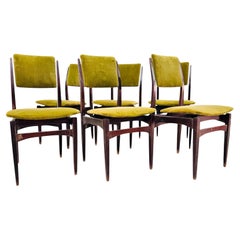 Gio Ponti Style Set Di 6 Sedie Da Pranzo Anni ‘60 Design Modernariato