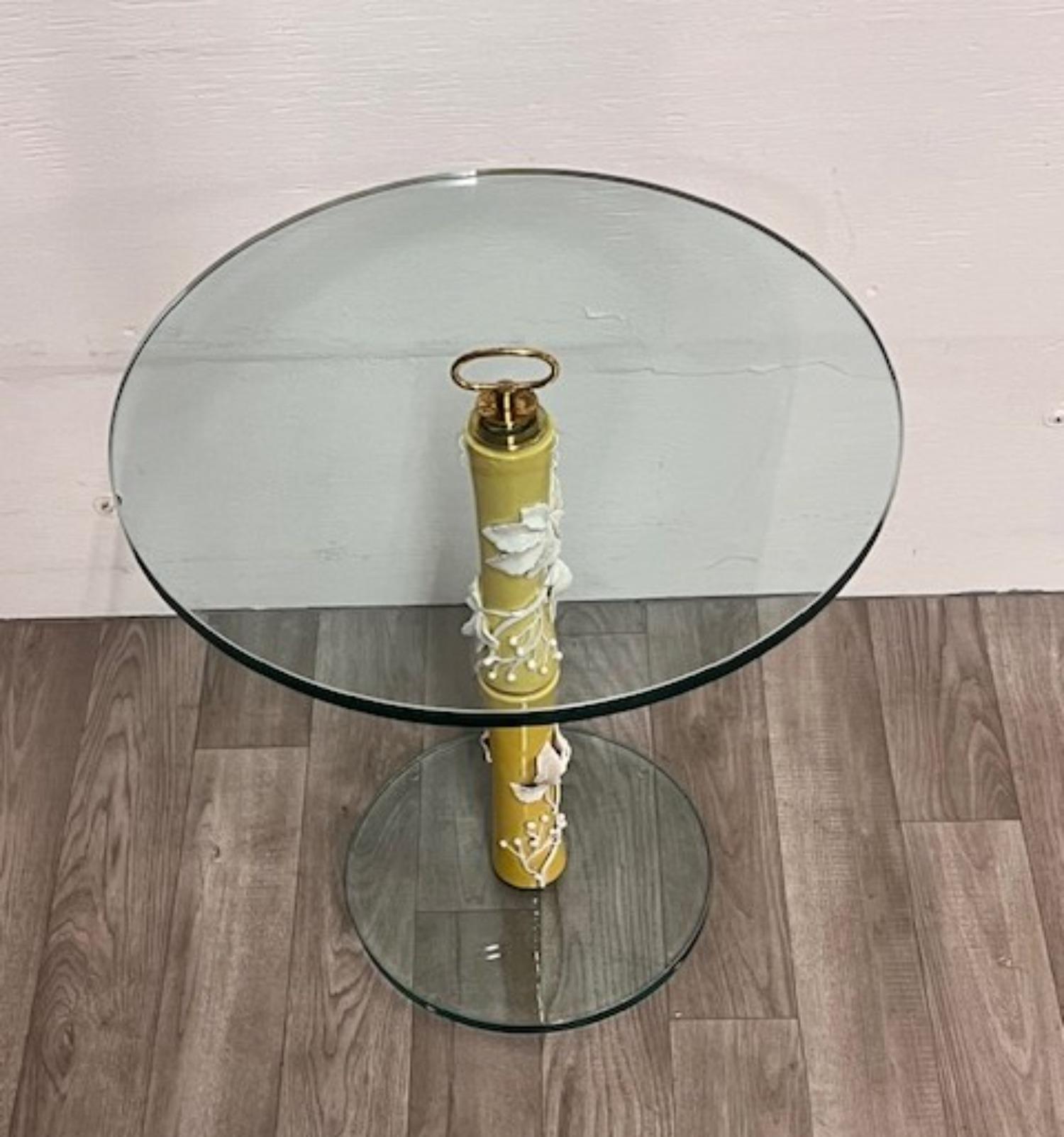 Gio Ponti Style Side Table In Good Condition For Sale In Red Lion, PA