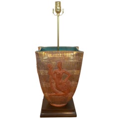 Gio Ponti Style Vase, Now as a Lamp