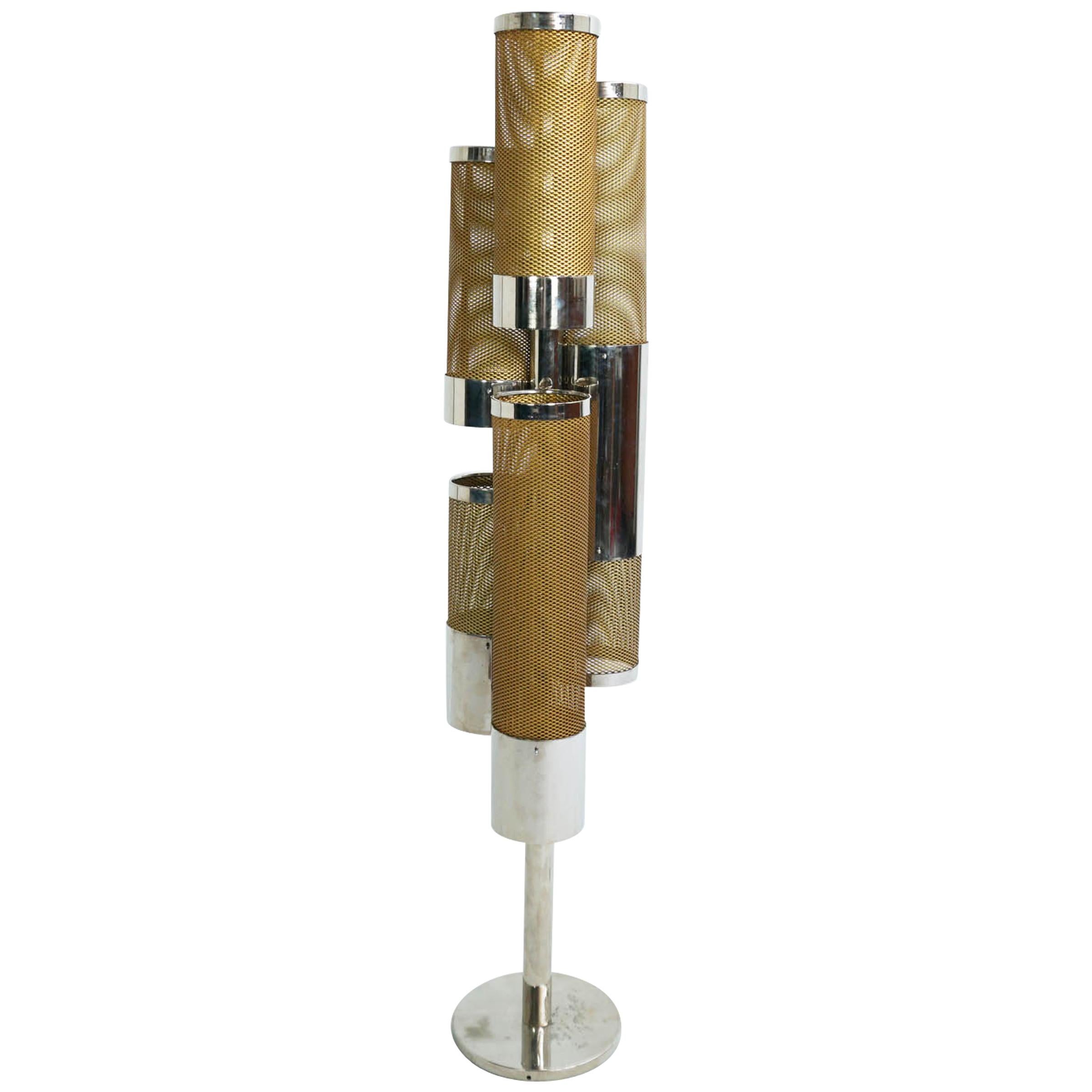 Gio Ponti, Super Rare and Sexy Floor Lamp for Reggiani, 1974