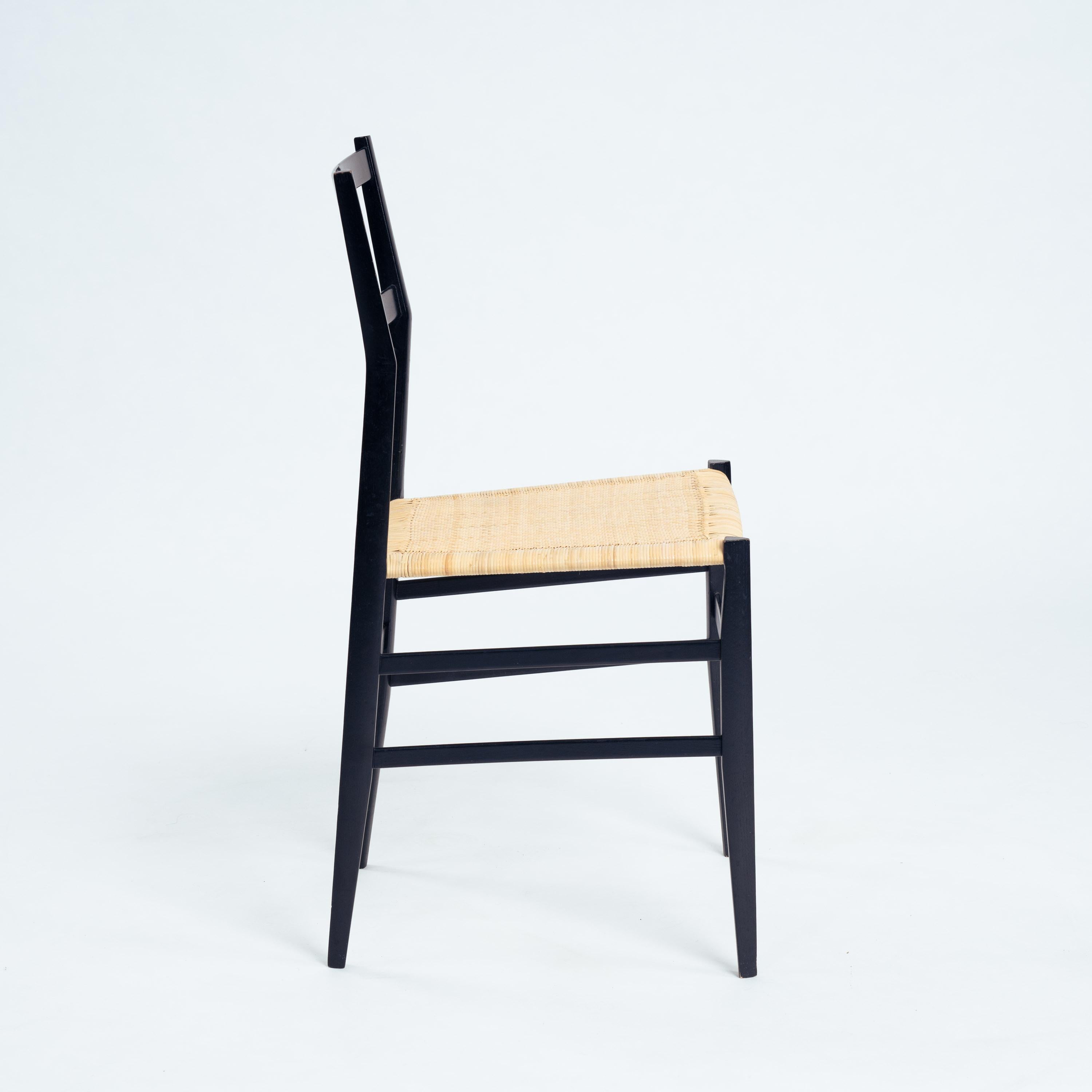 Italiano Sedia Gio Ponti SUPERLEGGERA 499 di Cassina, anni '70 in vendita
