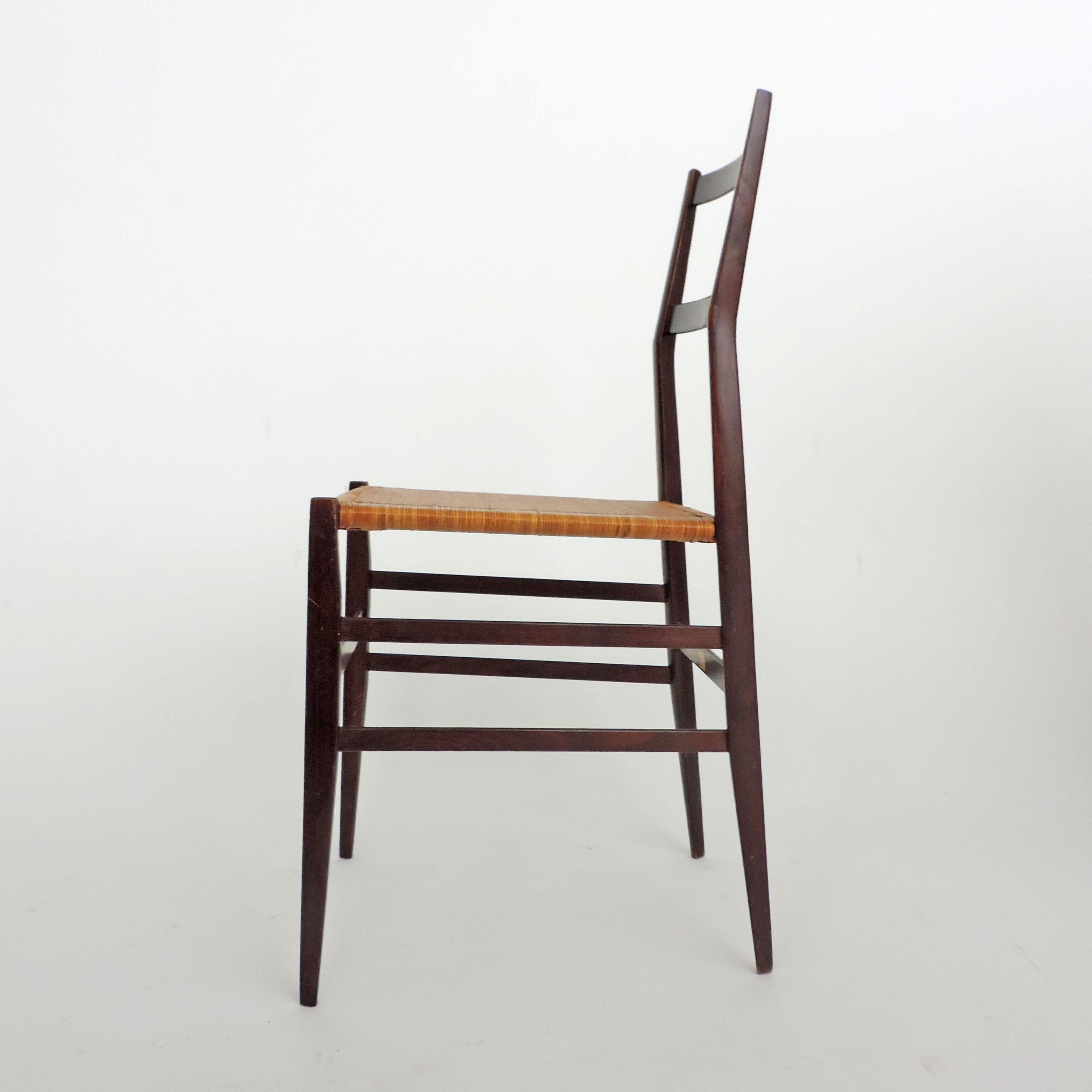 Italian Gio Ponti Superleggera Chair for Cassina, Italy, 1957