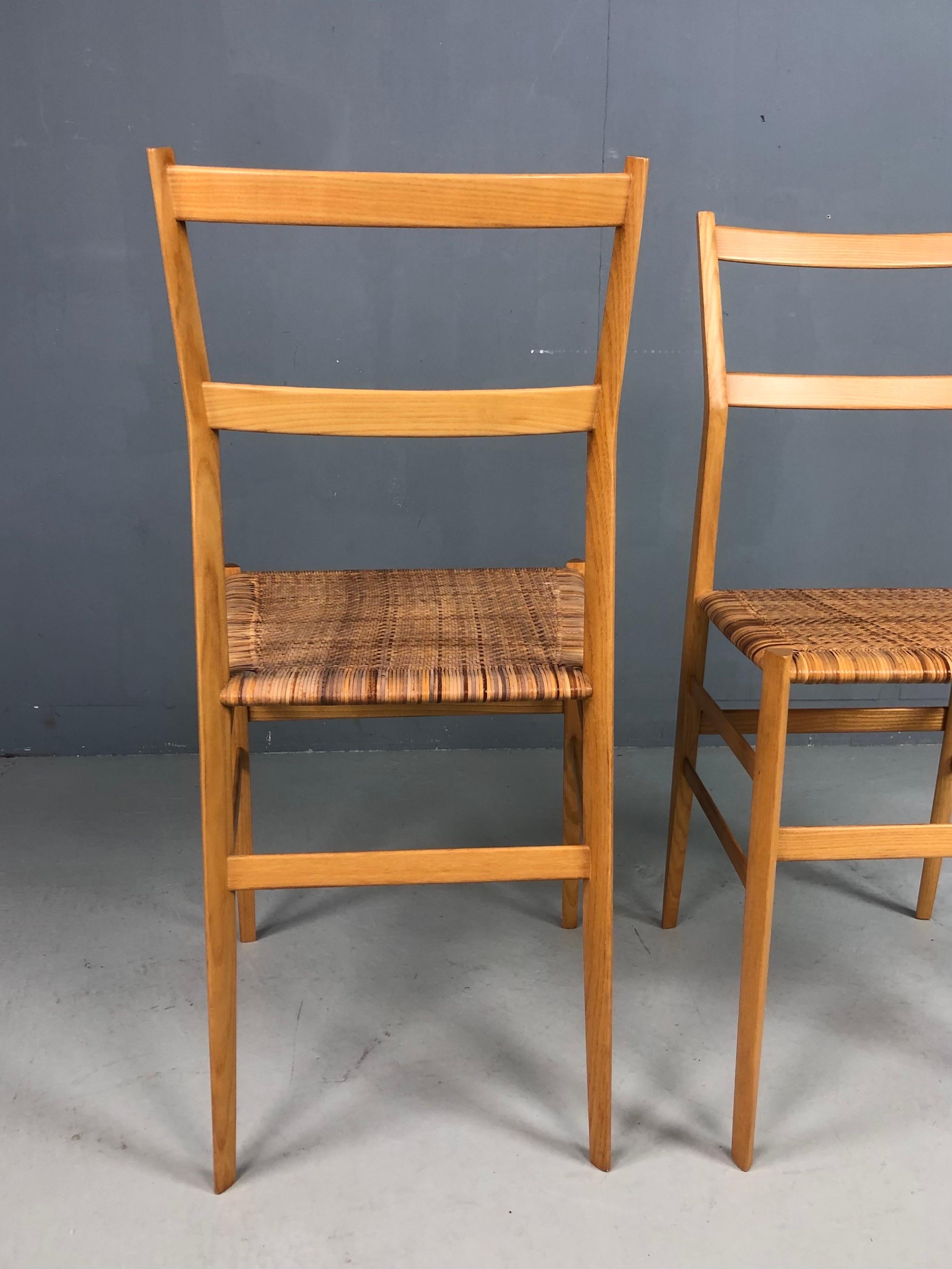 Gio Ponti Superleggera, ensemble de deux, Italie, années 1980 en vente 11
