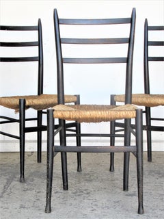 Gio Ponti Superleggera Style Chairs, Made in Italy