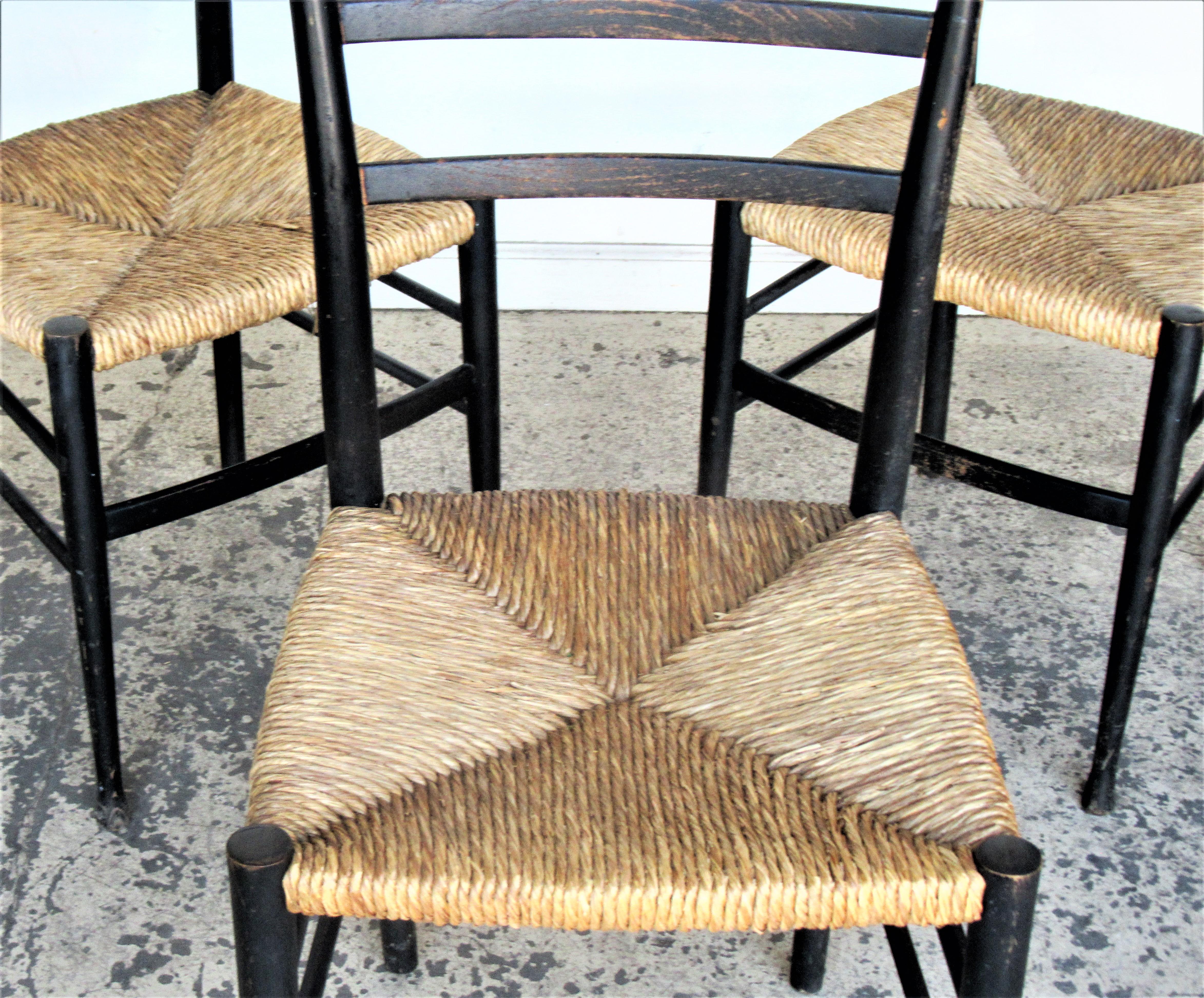 Italian Gio Ponti Superleggera Style Chairs, Made in Italy