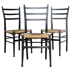 Gio Ponti Superleggera Style Chairs, Made in Italy