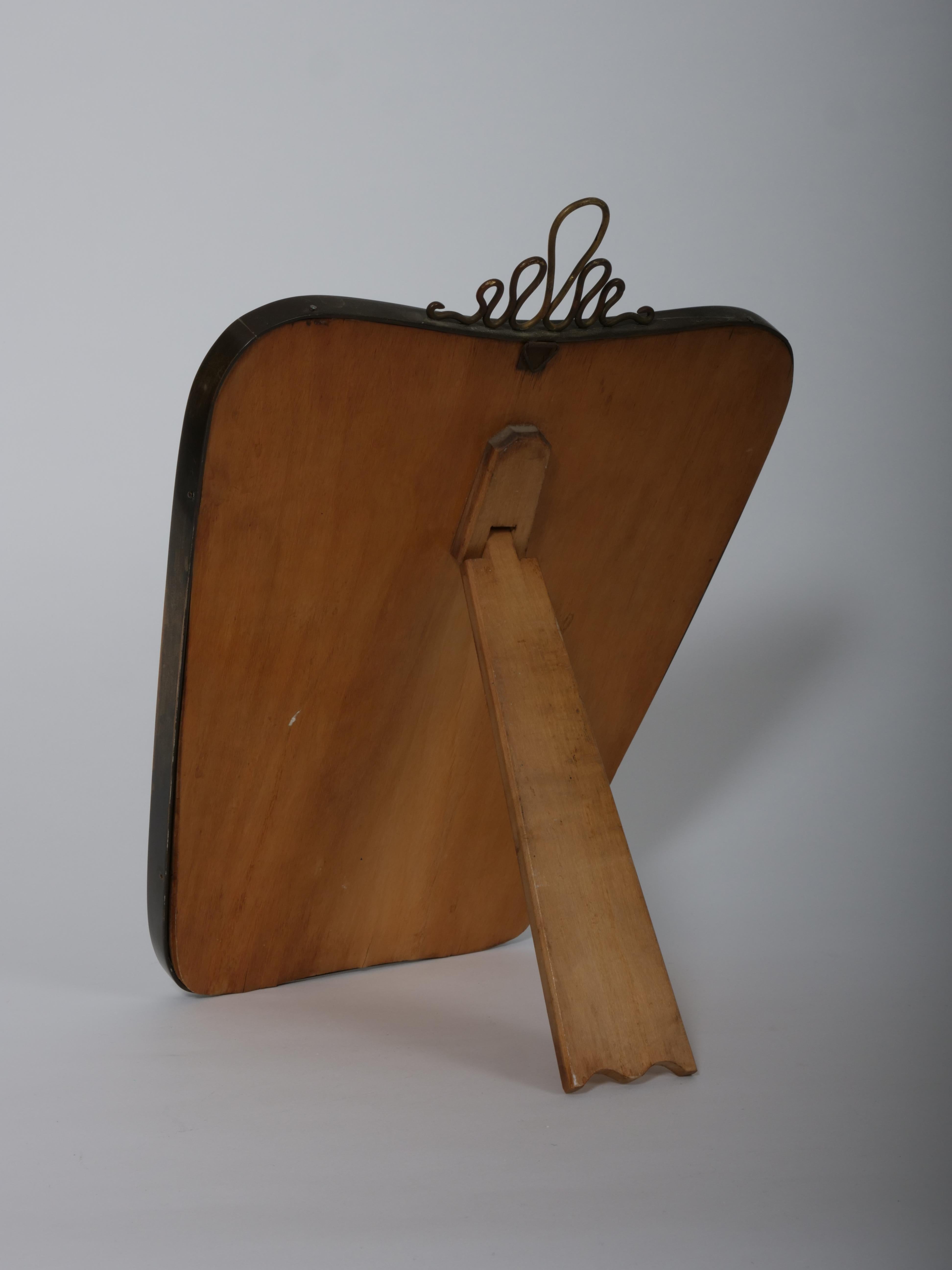 Gio Ponti Tischspiegel um 1950 im Zustand „Gut“ im Angebot in London, GB