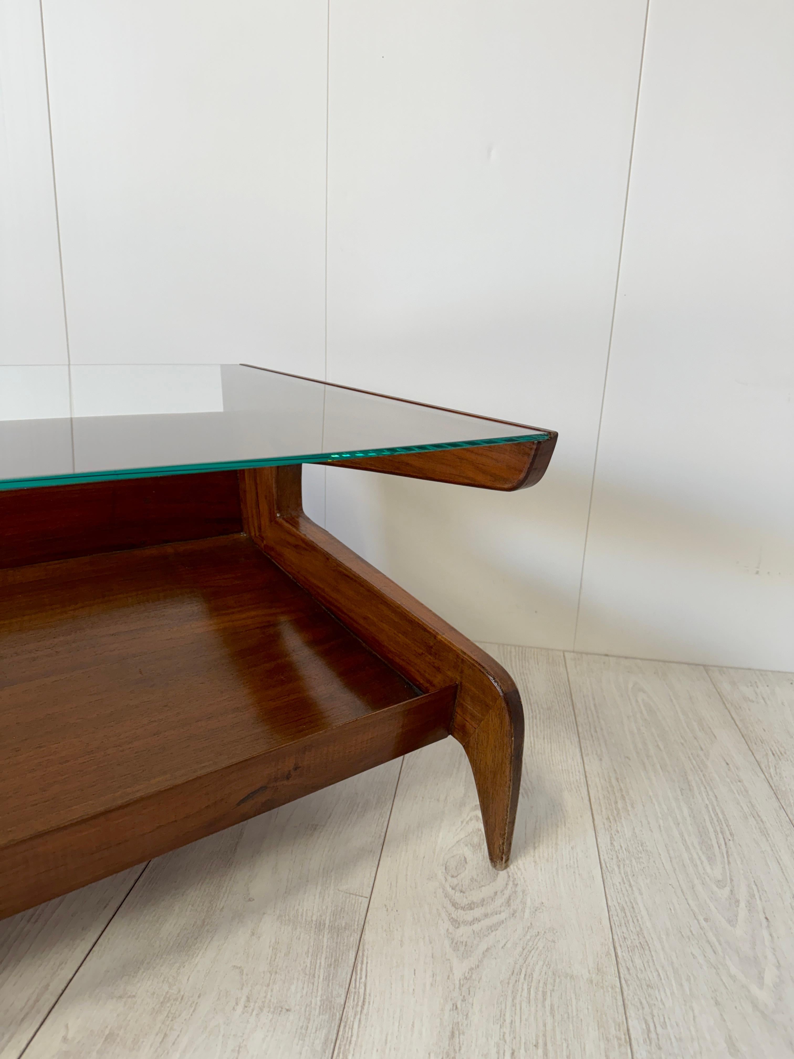 Gio Ponti, Niedriger Tisch, Prod. Giordano Chiesa, Anfang der 1950er Jahre im Angebot 1