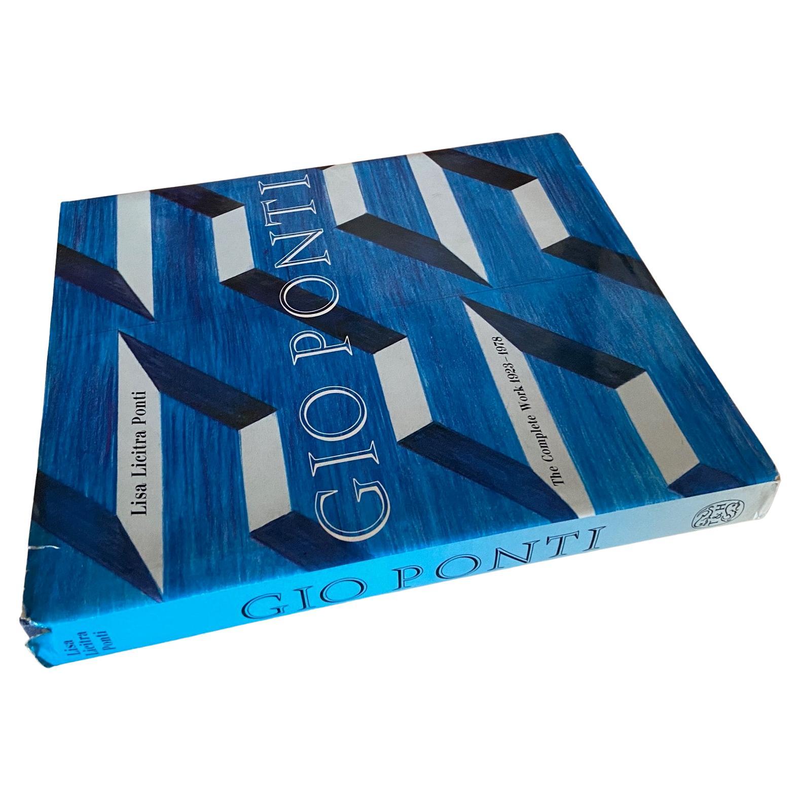 20th Century Gio Ponti, The Complete Work 1923-1978,  hardback book, 1990, Thames and Hudson For Sale