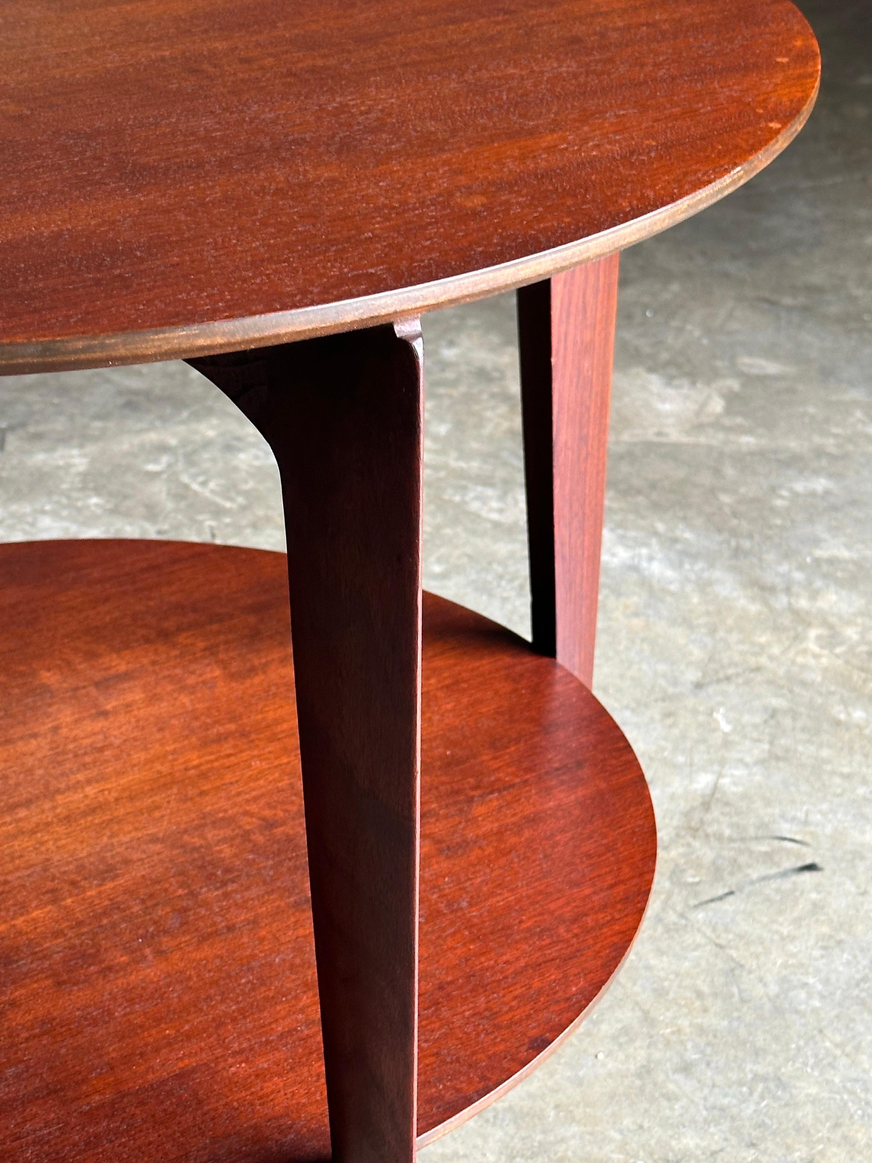 Mid-Century Modern Gio Ponti Tiered Occasional Table for Singer and Sons For Sale