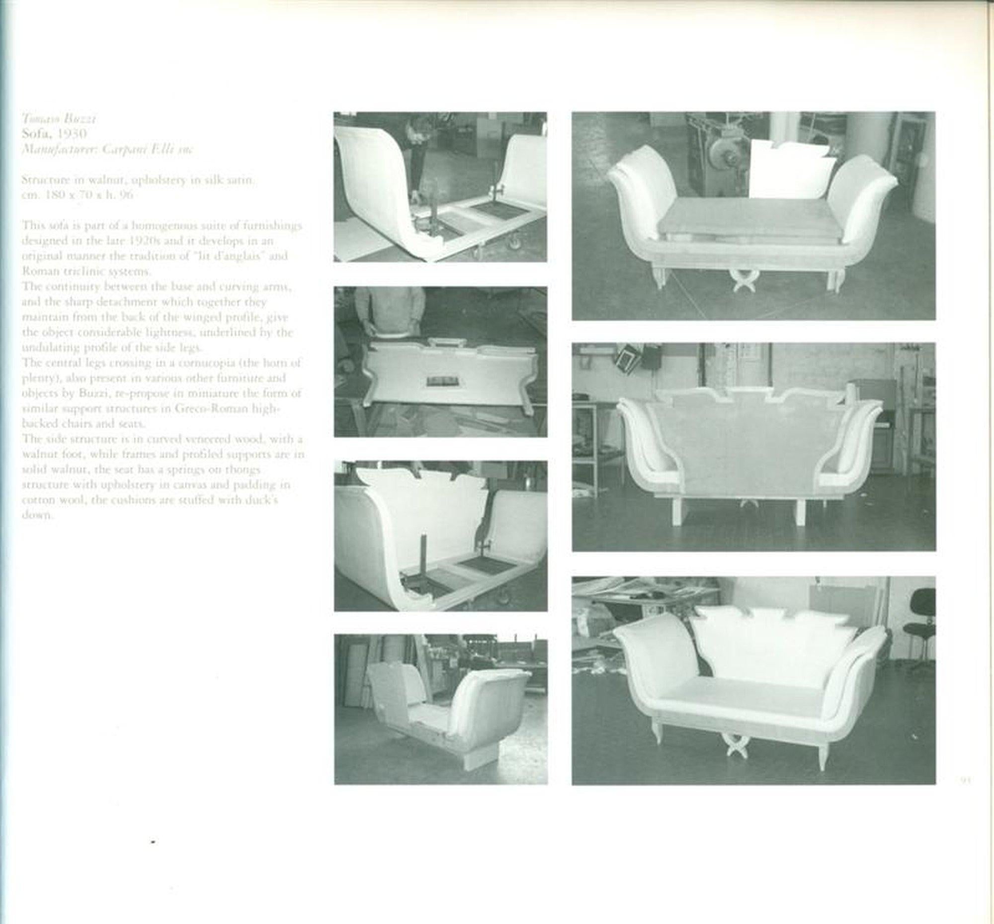 Sofá Gio Ponti Tomaso Buzzi en venta 4