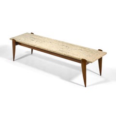Gio Ponti Travertine Coffee Table