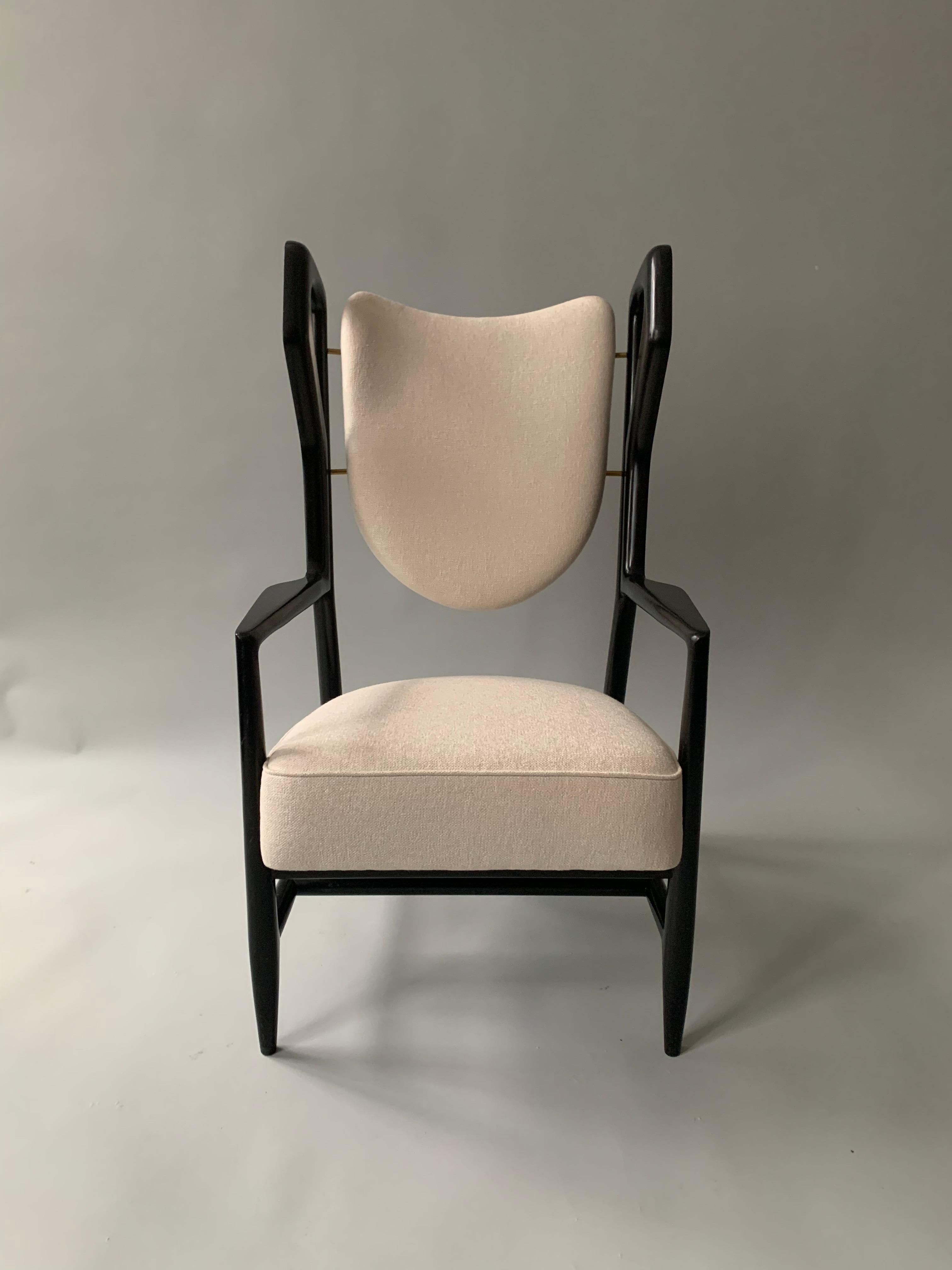 Italian Gio Ponti ‘Triennale’ armchairs For Sale