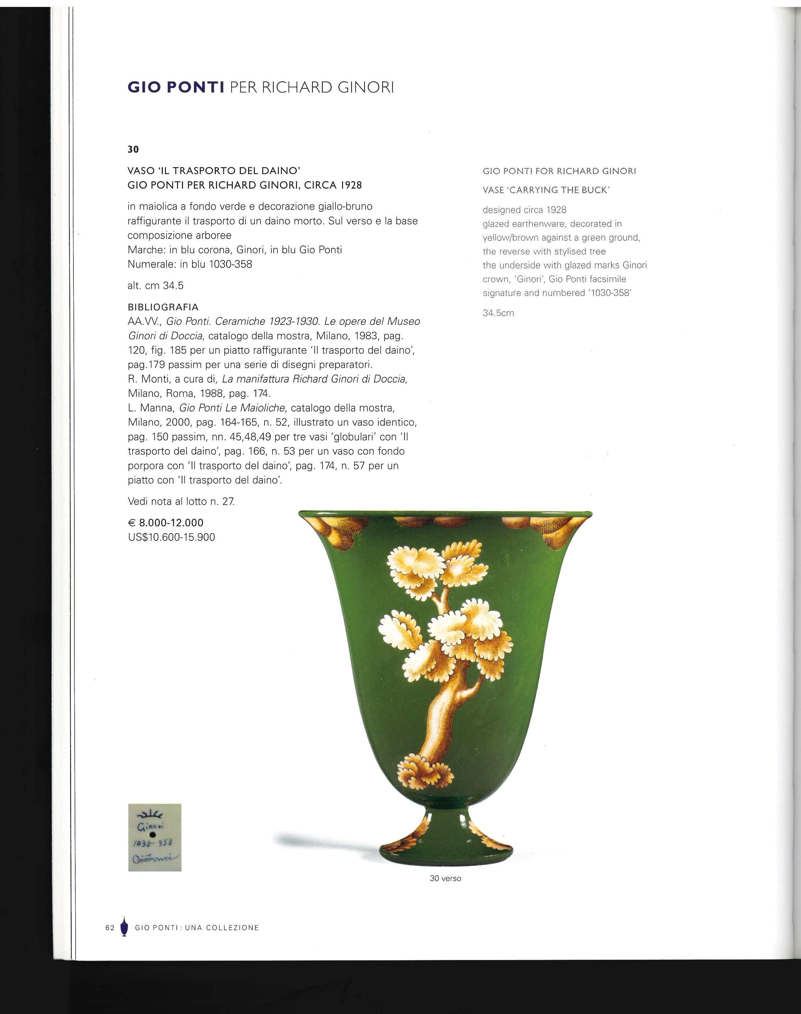 20th Century Gio Ponti, Una Collezione Sotheby's (Book) For Sale