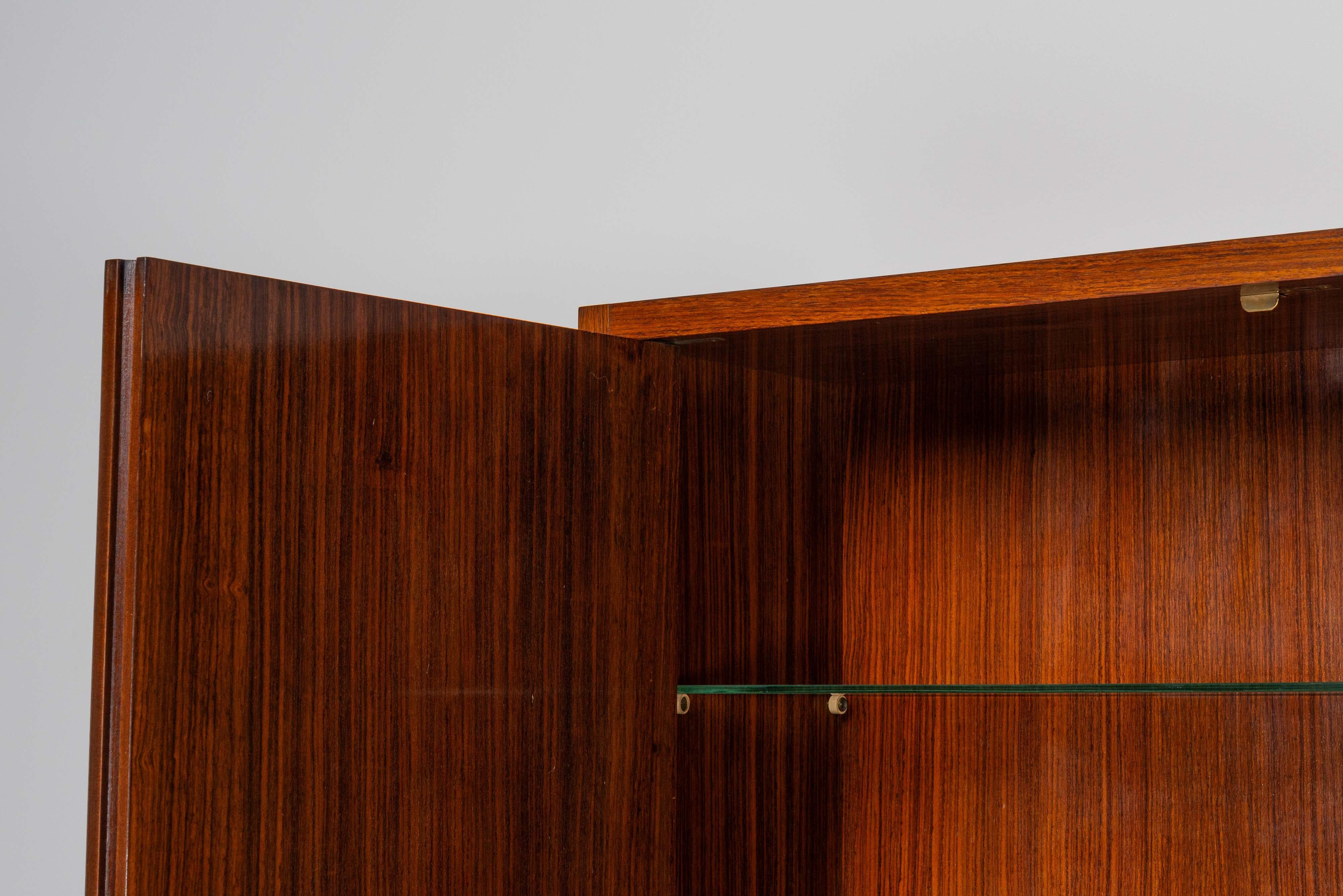 Gio Ponti unique bar cabinet made in Italy 1955 en venta 7