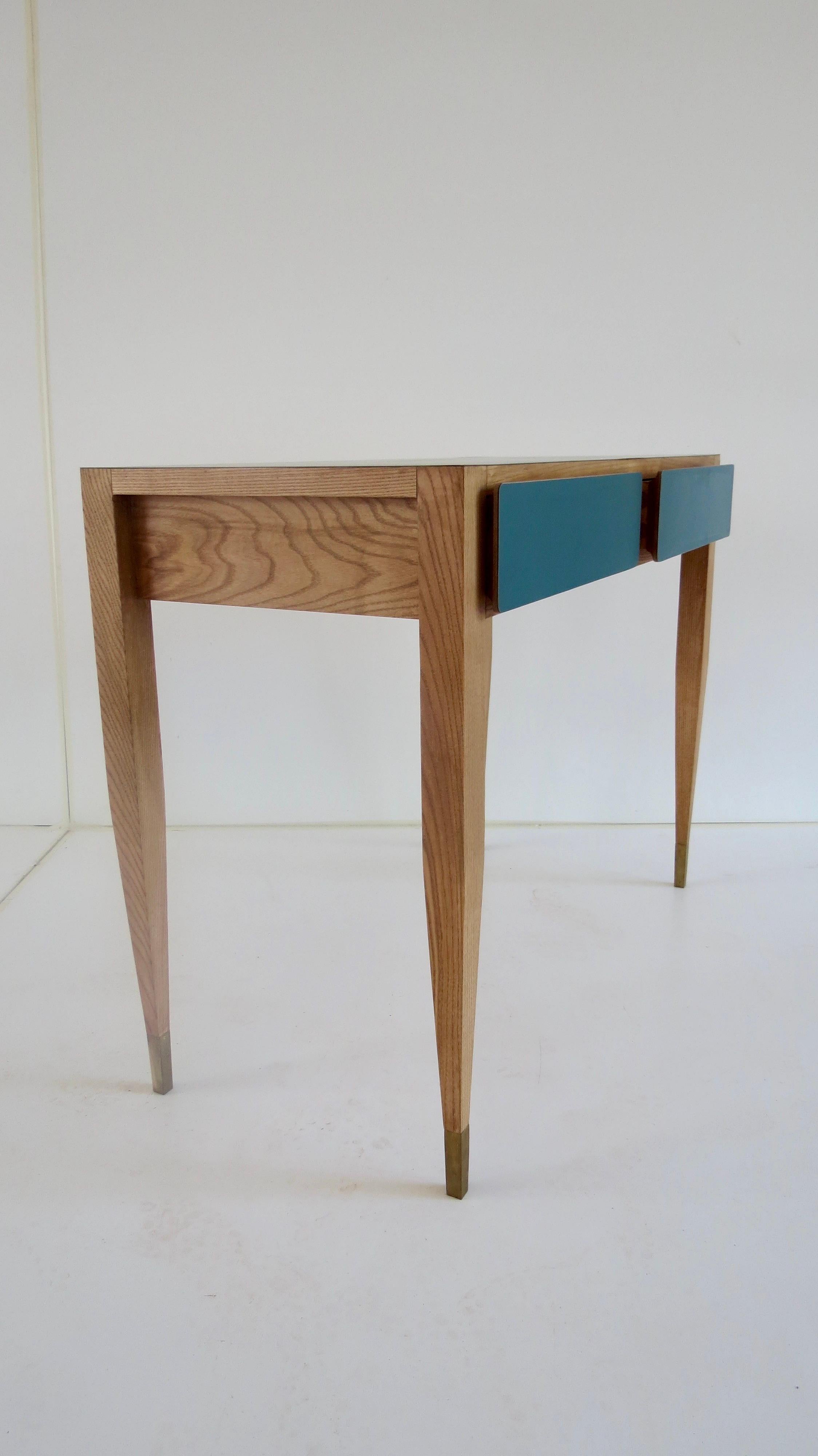 Gio Ponti Vanity Console Desk Formica from Hotel Pdp Roma, 1964 In Good Condition In Rome, IT