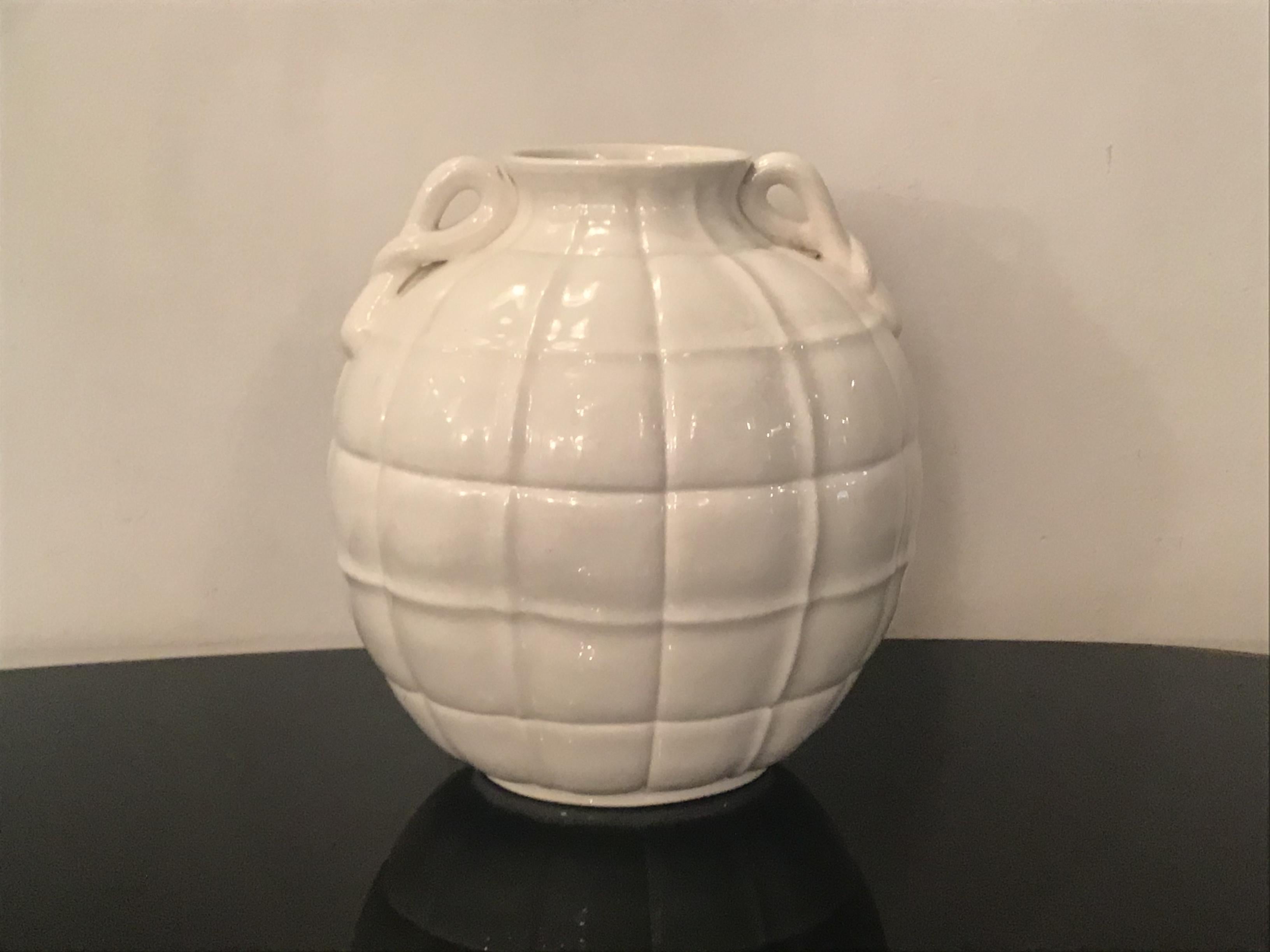 Art Deco Gio’ Ponti  “ Richard Ginori” Vase Ceramic 1929 Italy  For Sale