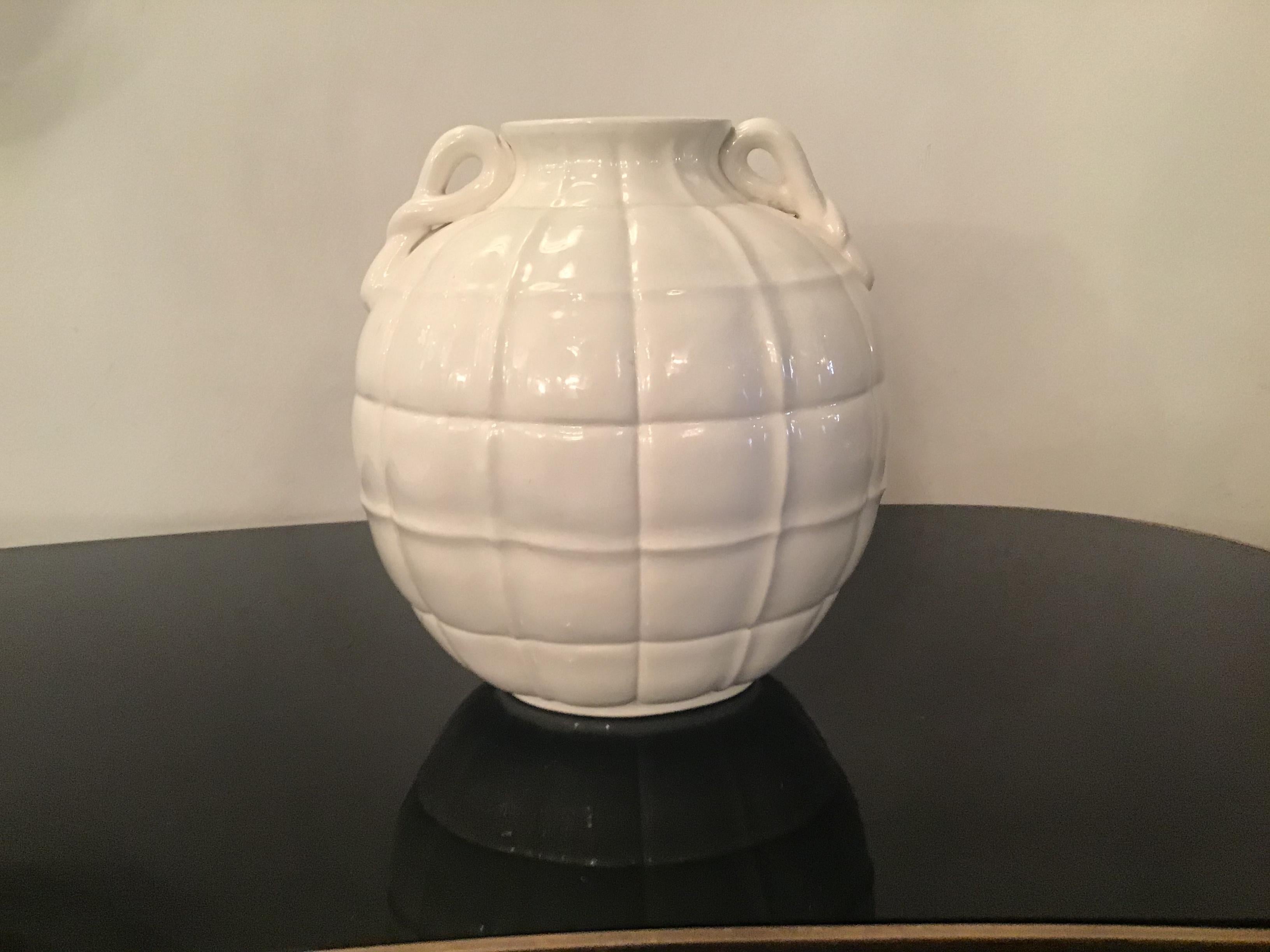 Gio’ Ponti  “ Richard Ginori” Vase Ceramic 1929 Italy  For Sale 2