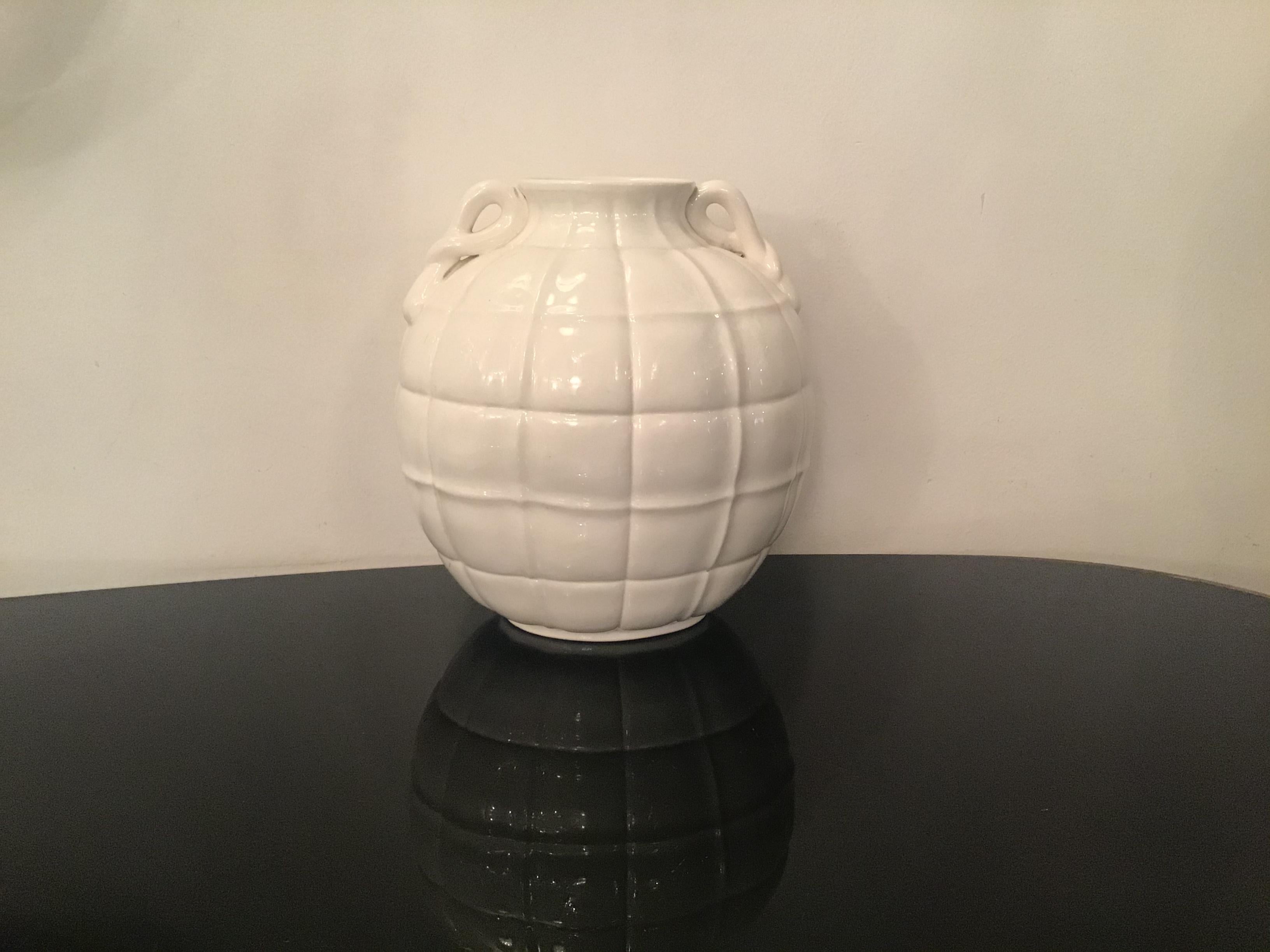 Gio’ Ponti  “ Richard Ginori” Vase Ceramic 1929 Italy  For Sale 3