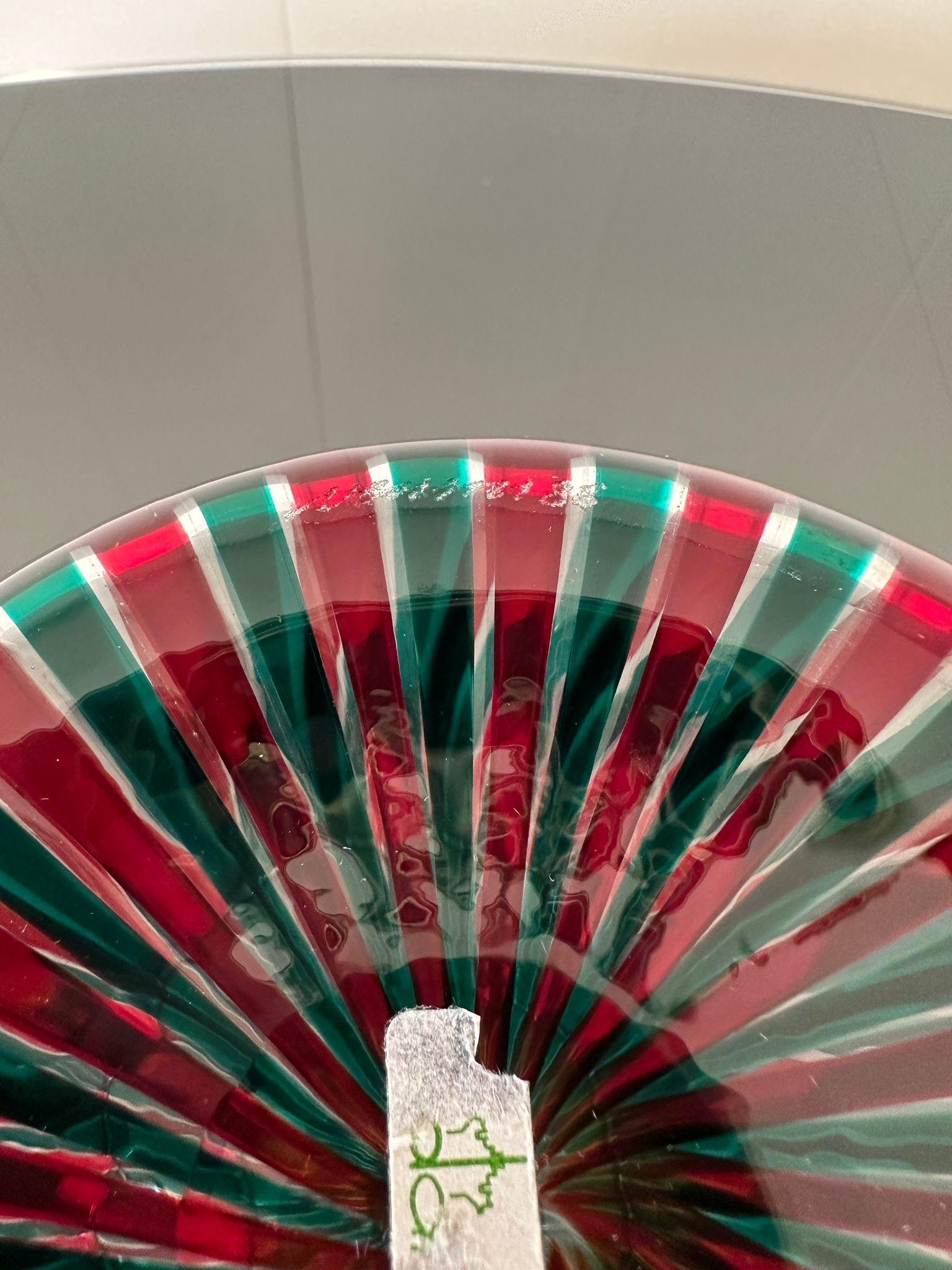 Gio Ponti, Vaso verde e rosso 
