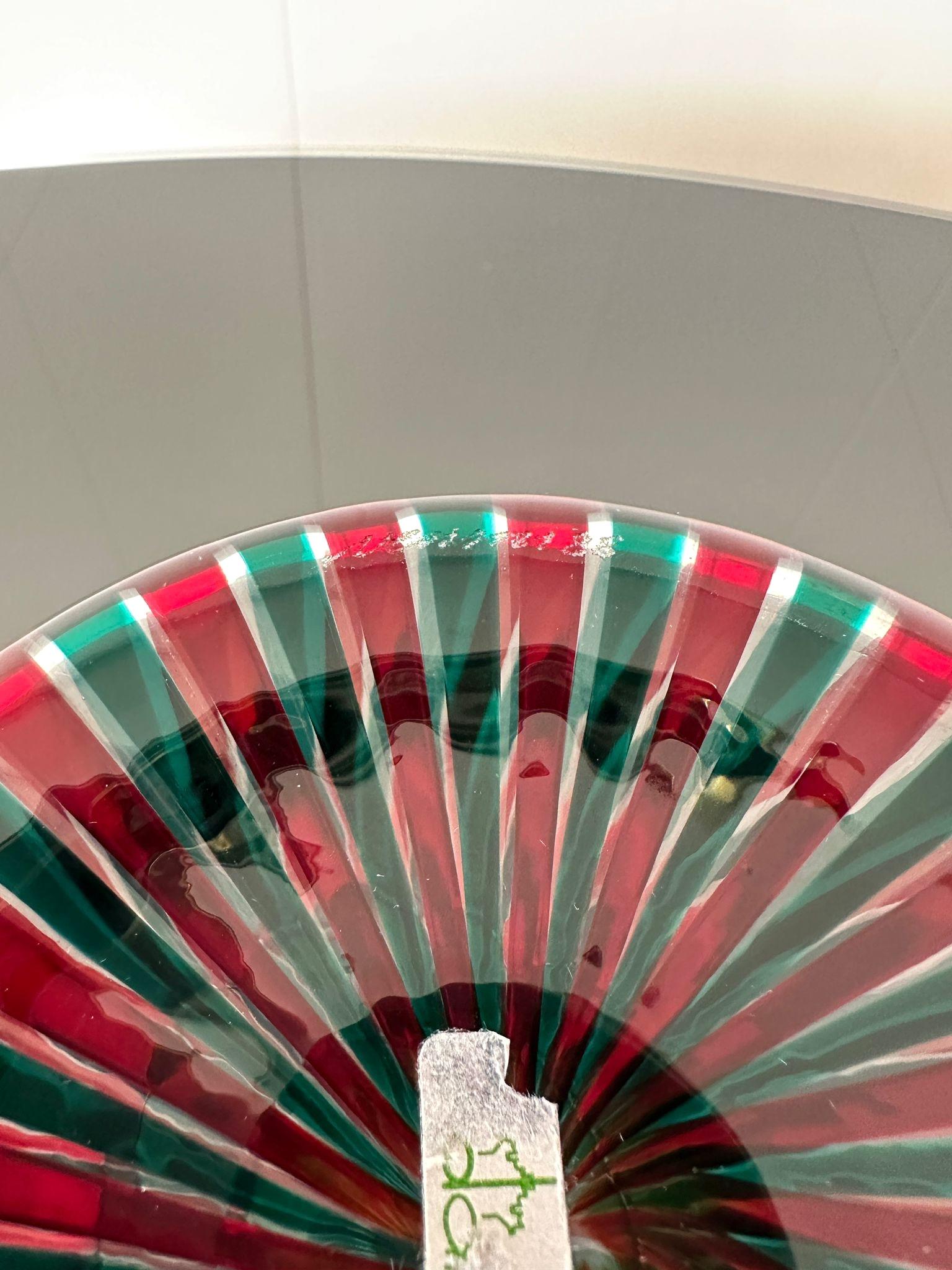 Gio Ponti, Vaso verde e rosso 