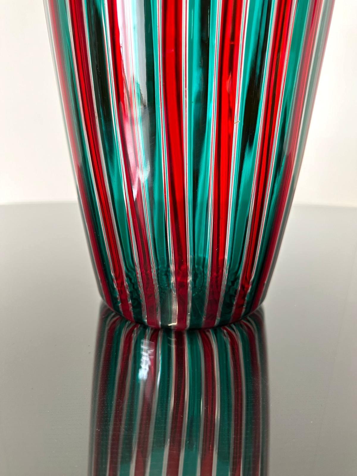 Gio Ponti, Vaso verde e rosso 