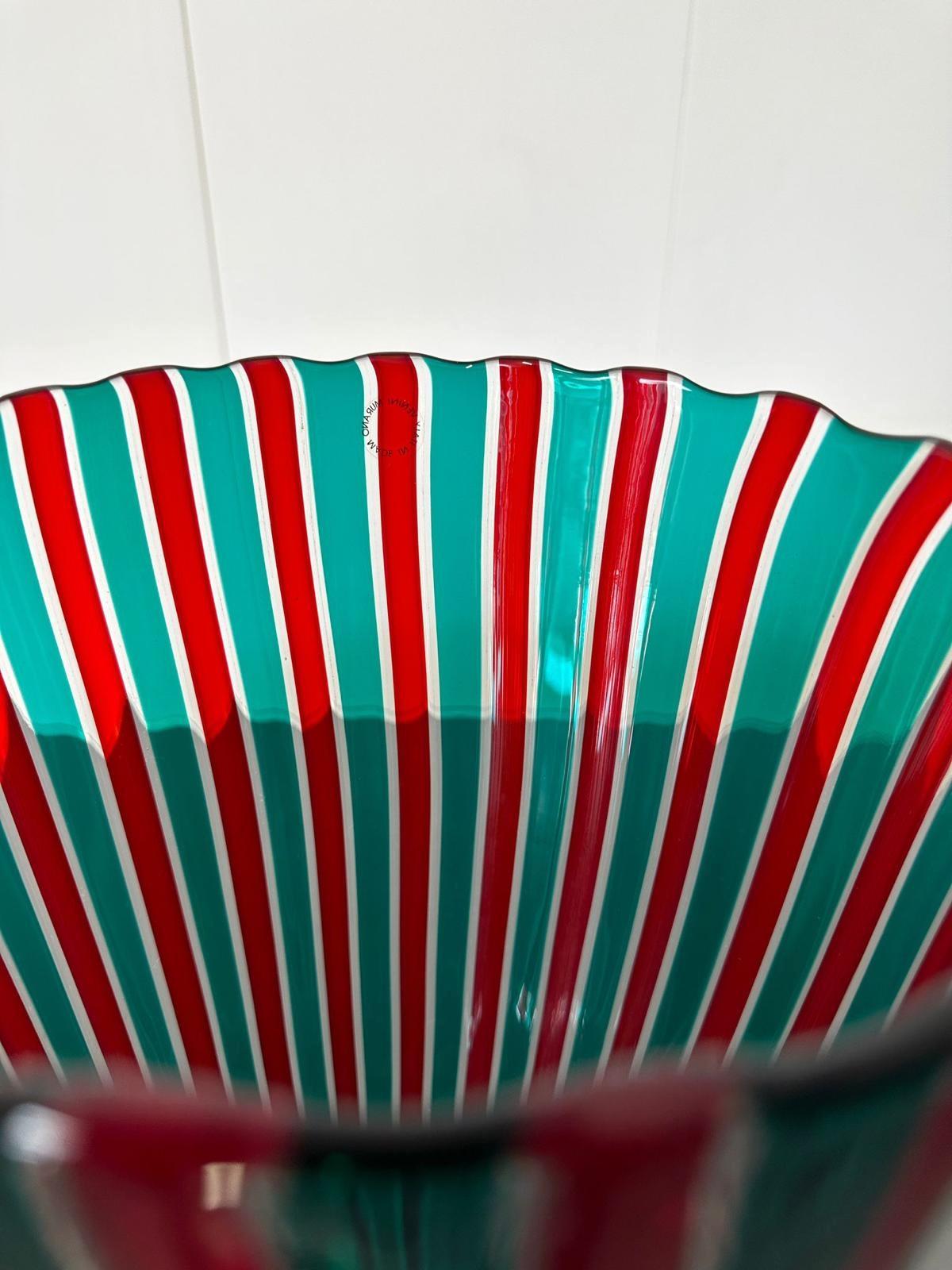 Gio Ponti, Vaso verde e rosso 