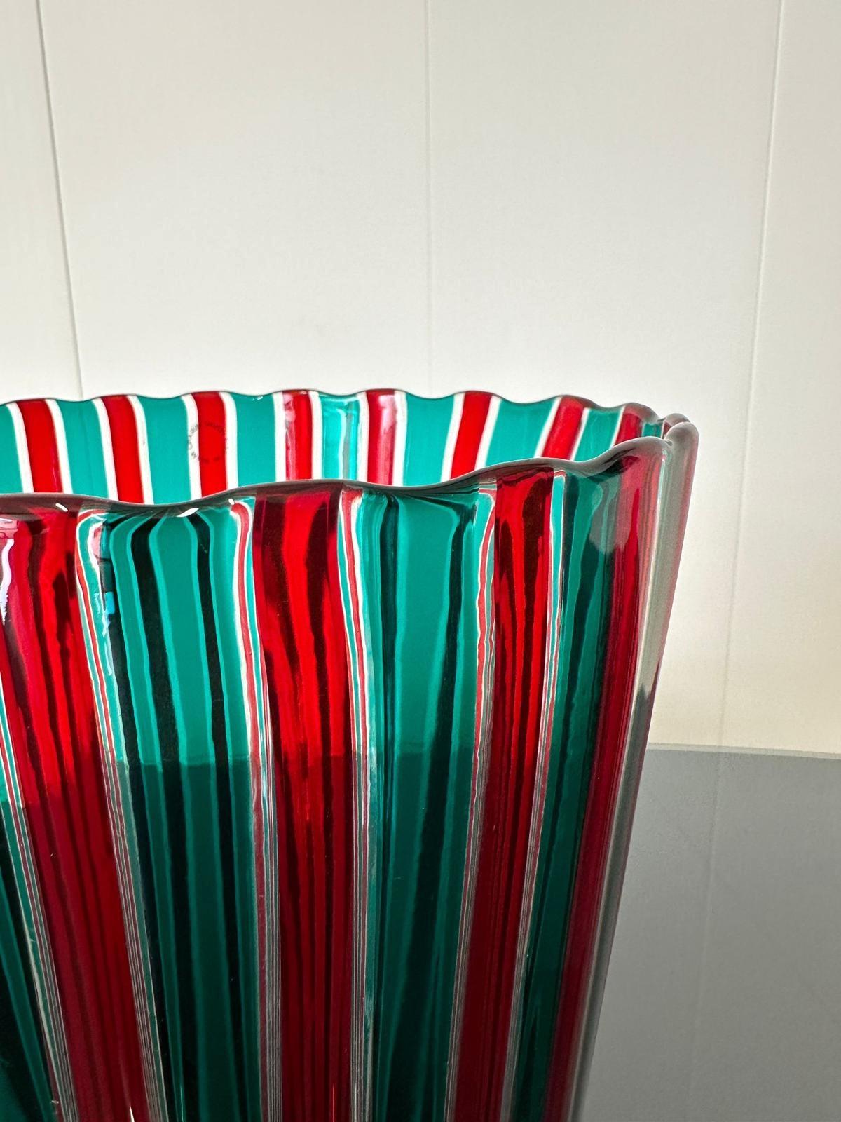 Gio Ponti, Vaso verde e rosso 