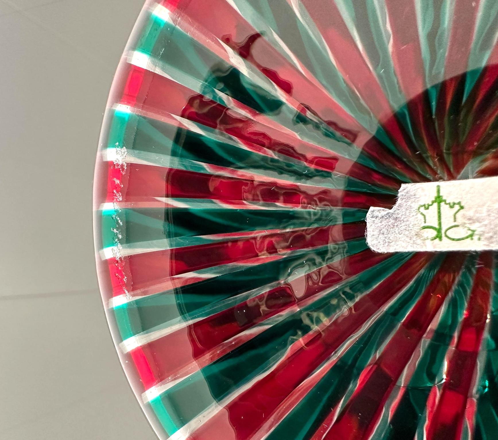 Gio Ponti, Vaso verde e rosso 