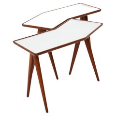 Gio Ponti Vintage Coffee Tables in Wood and Mirror for Fontana Arte
