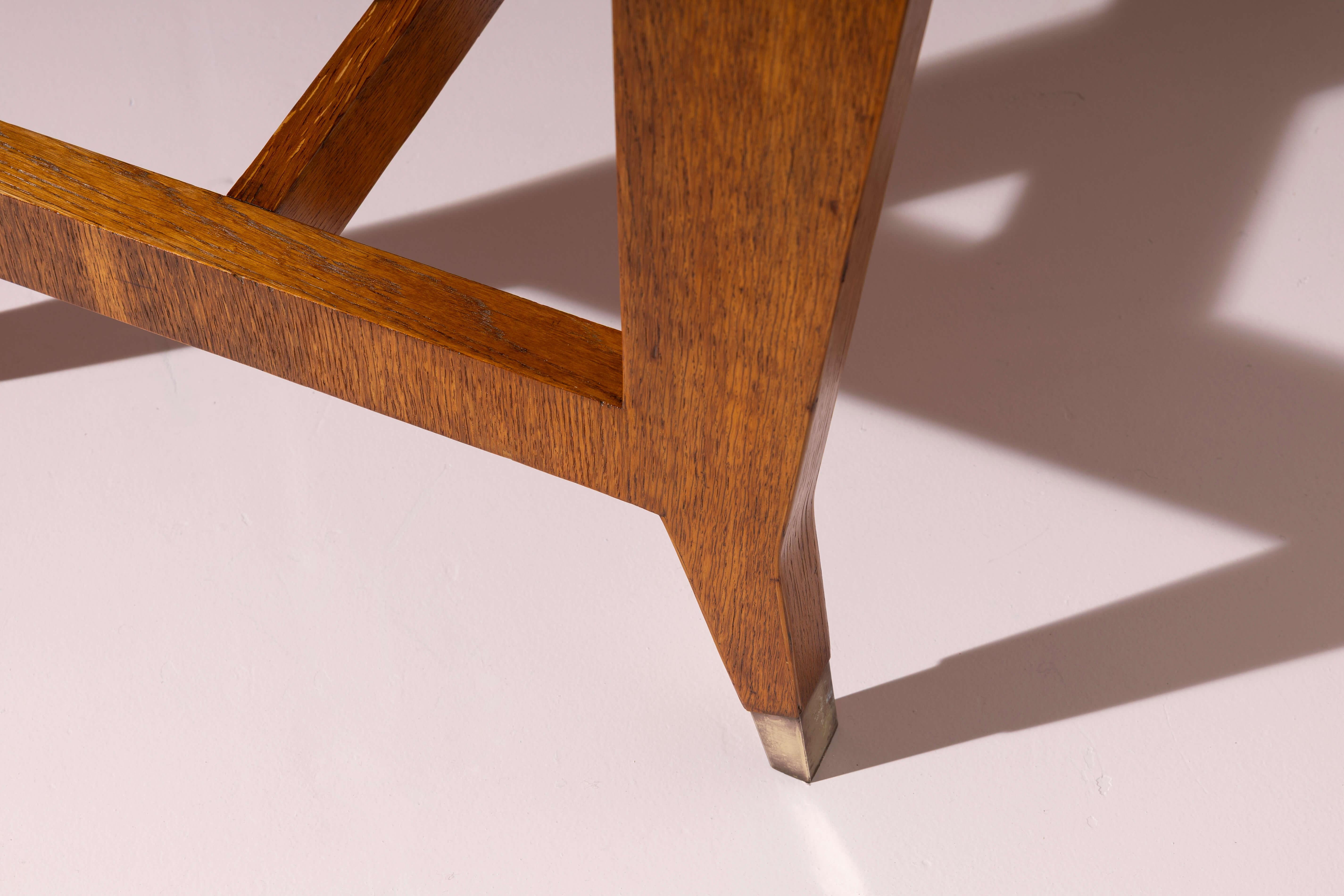 Gio Ponti walnut desk for BNL offices, Italy, 1950s For Sale 3