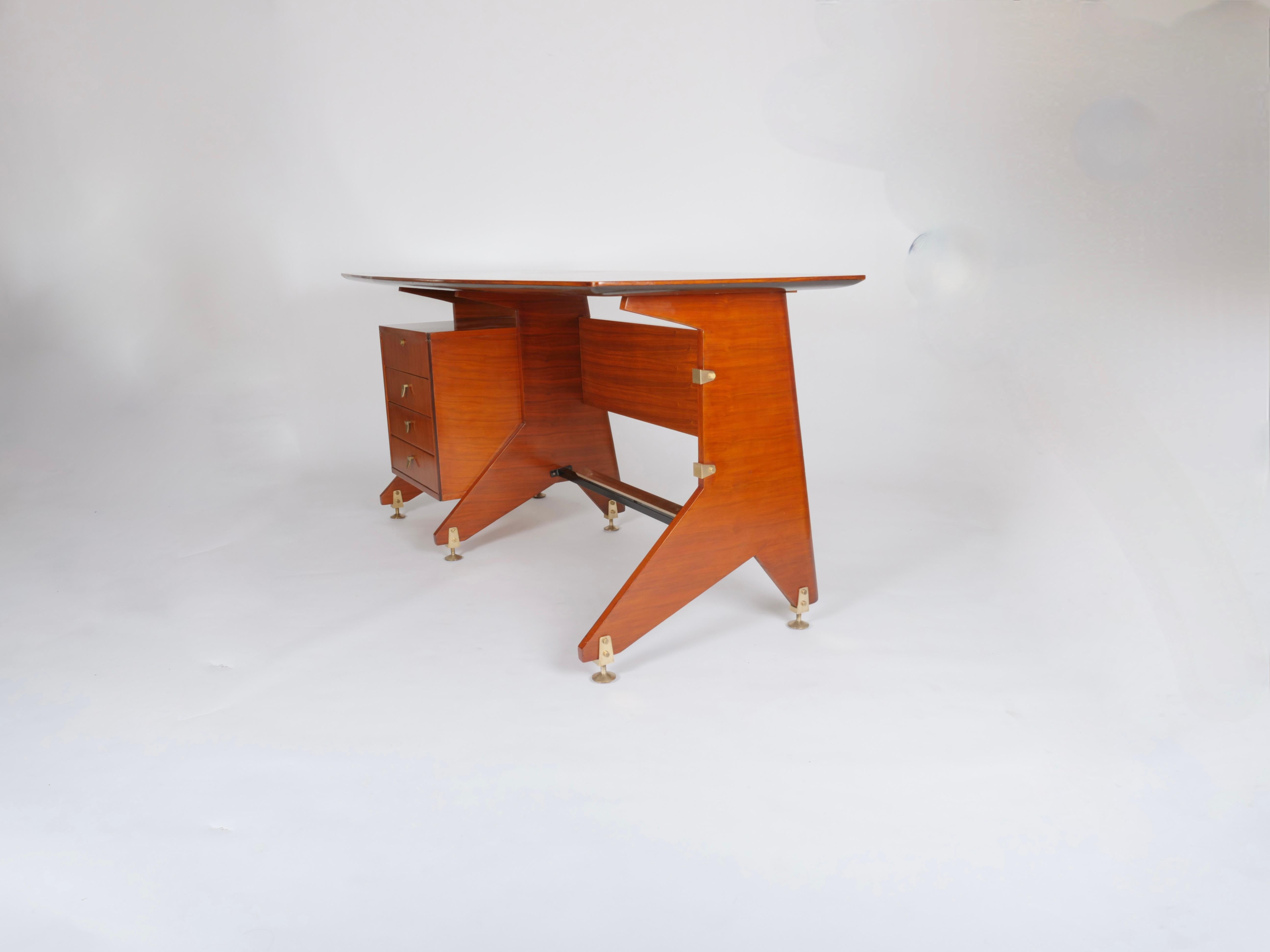 Escritorio de Gio Ponti para Studio PFR Italia c1958 Moderno de mediados de siglo en venta