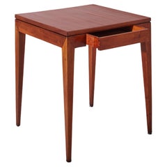 Used GIo Ponti walnut occasional table for the Cavalieri Hotel in Milan, Italy, 1950s