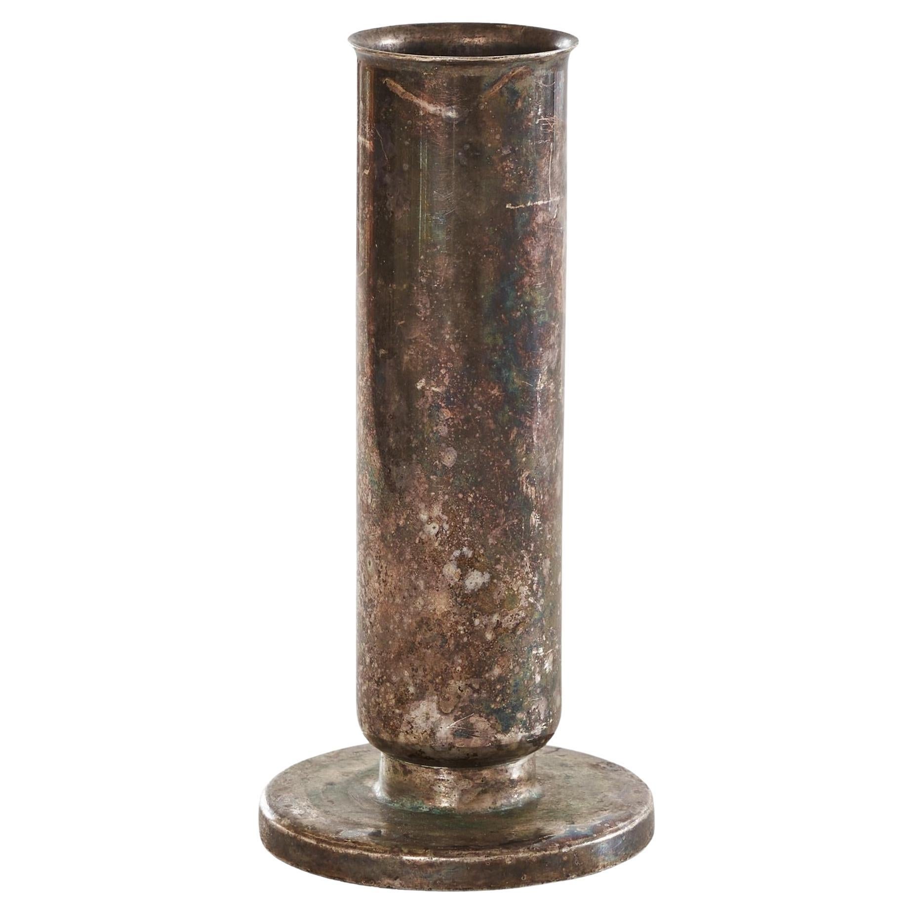Gio Ponti Wunderschön patinierte „Soliflore“  Vase für Arthur Krupp Milano, 1930er-Jahre, Vase
