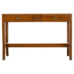 Used Gio Ponti Office Desk in Walnut and Laminate for BNL by Schirolly 1950s Italy 