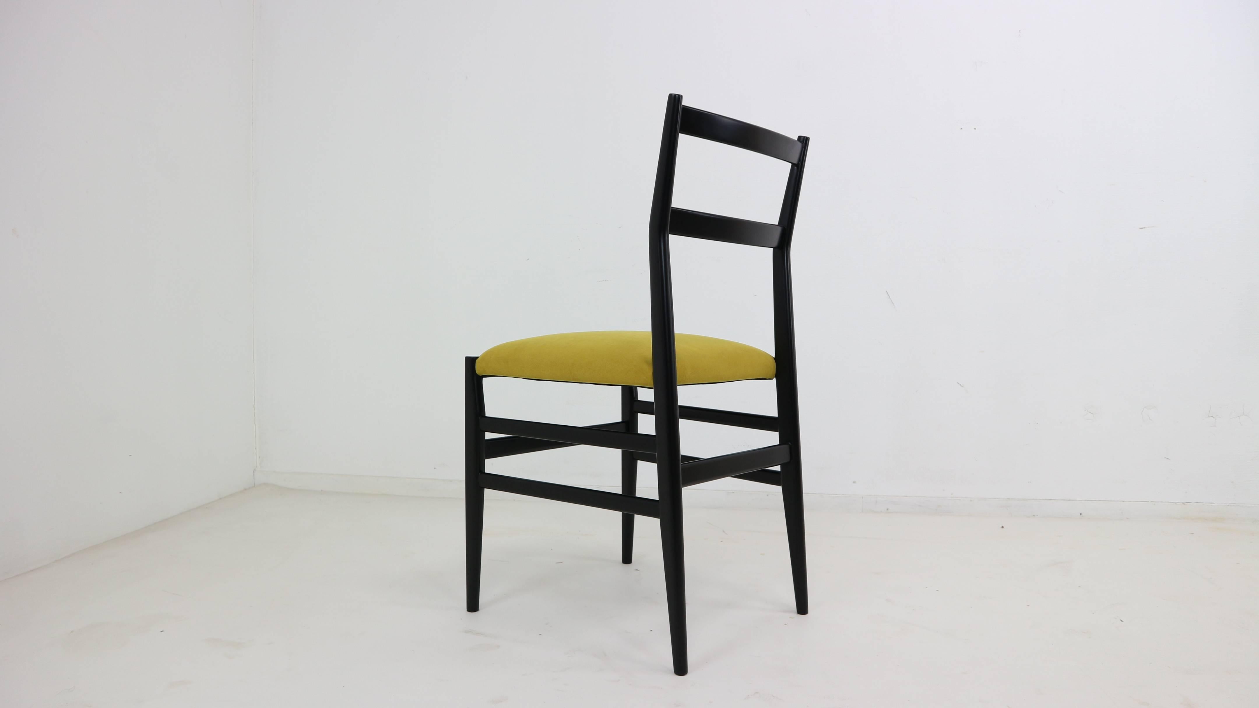 Gio Ponti Set of Four Chairs Model 